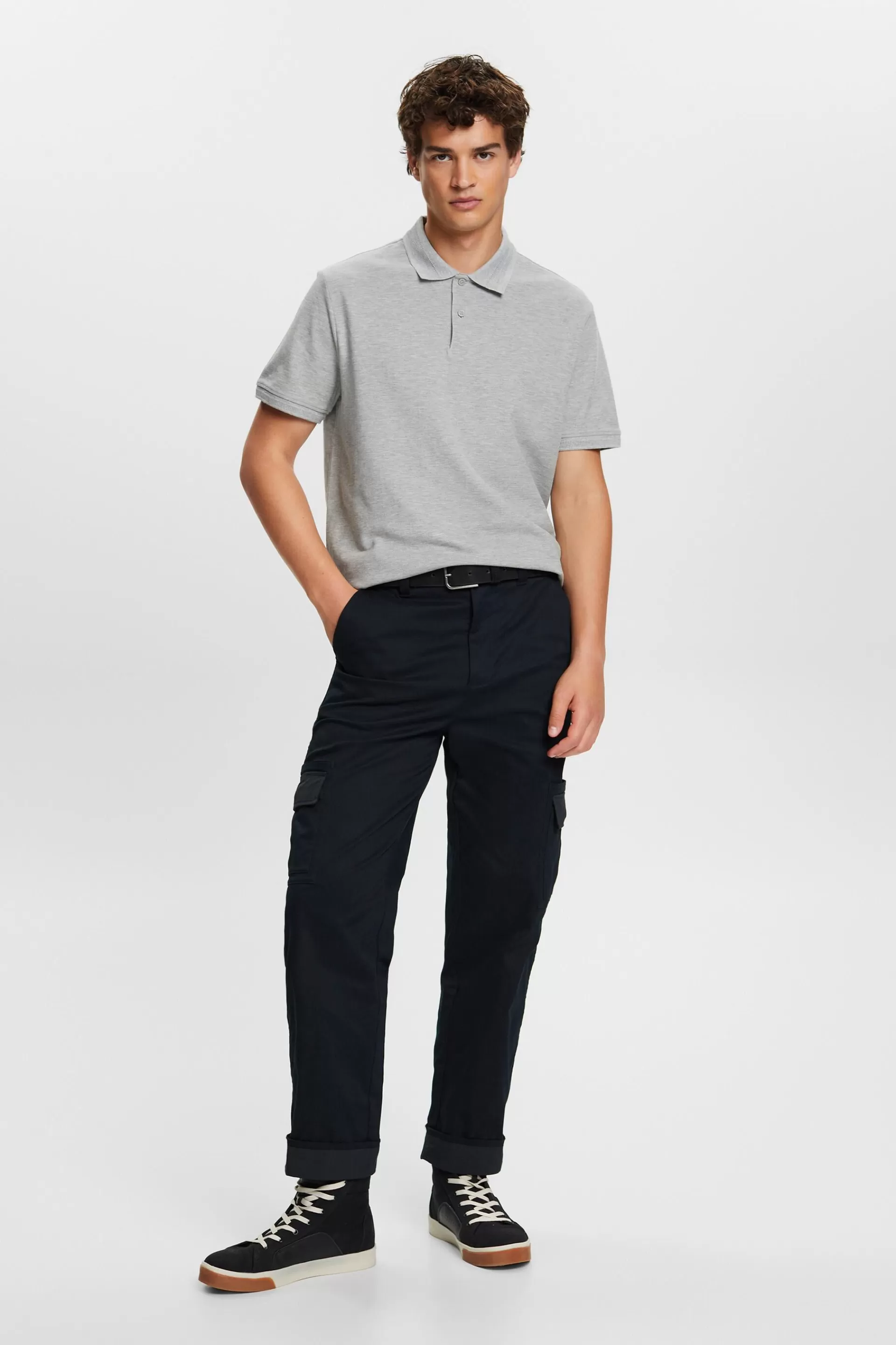 Poloshirt aus Baumwoll-Piqué-ESPRIT Cheap