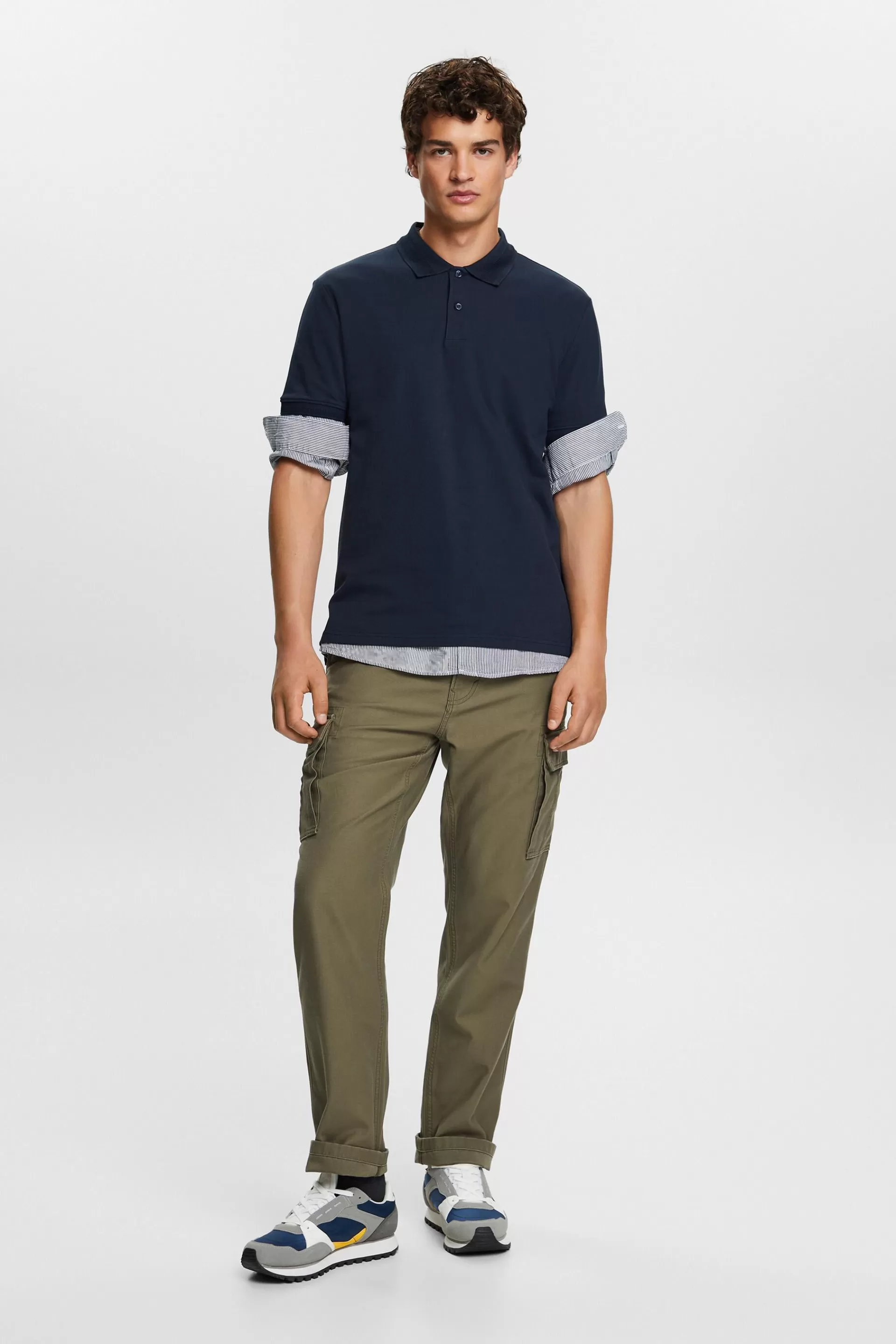 Poloshirt aus Baumwoll-Piqué-ESPRIT Fashion