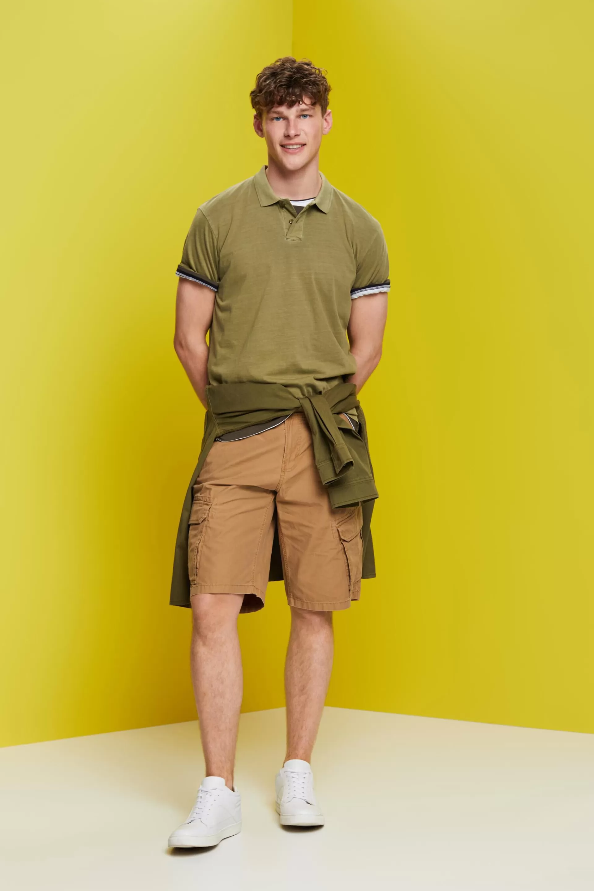 Poloshirt aus Jersey-ESPRIT Discount