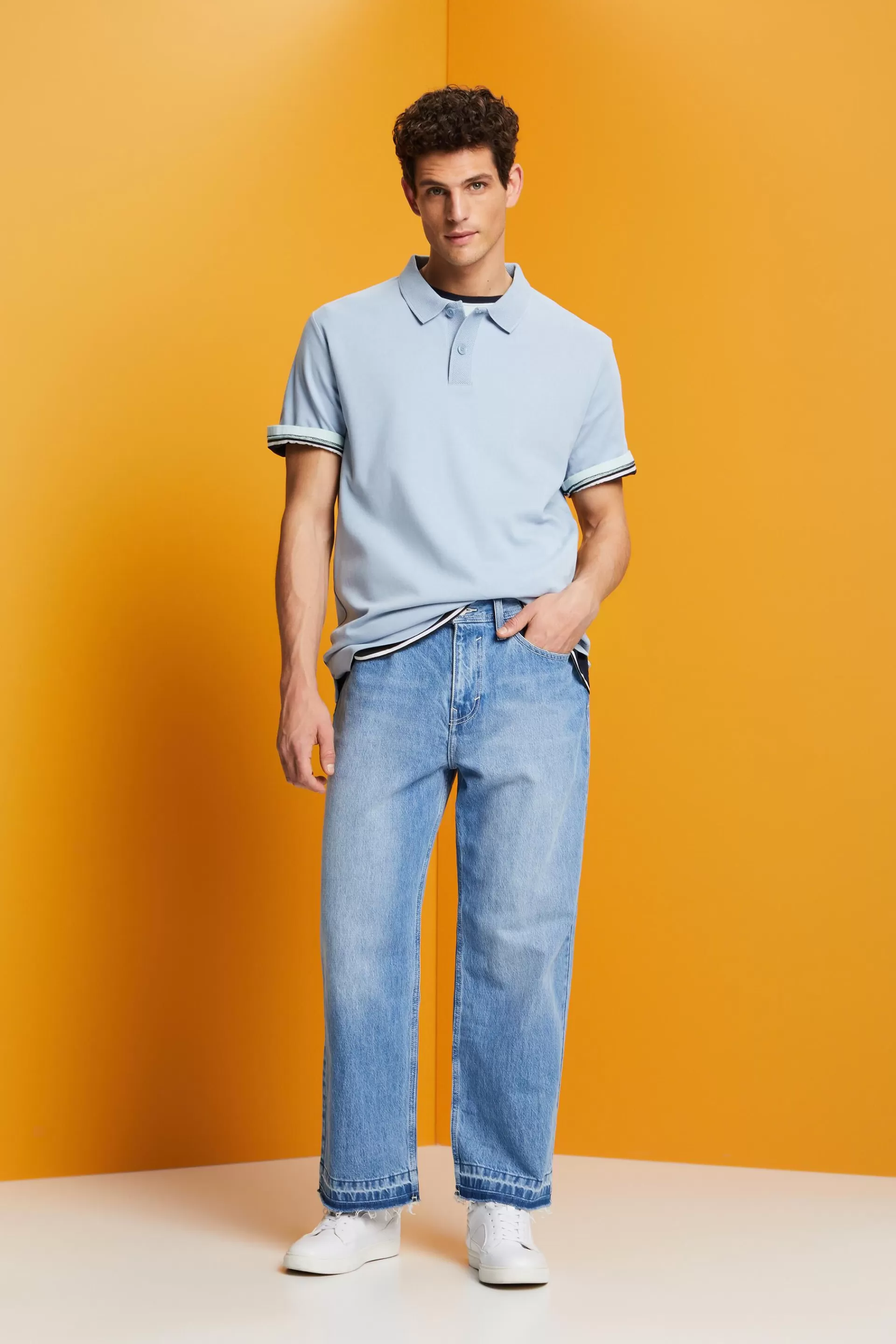 Poloshirt aus Pima-Baumwolle-ESPRIT Outlet