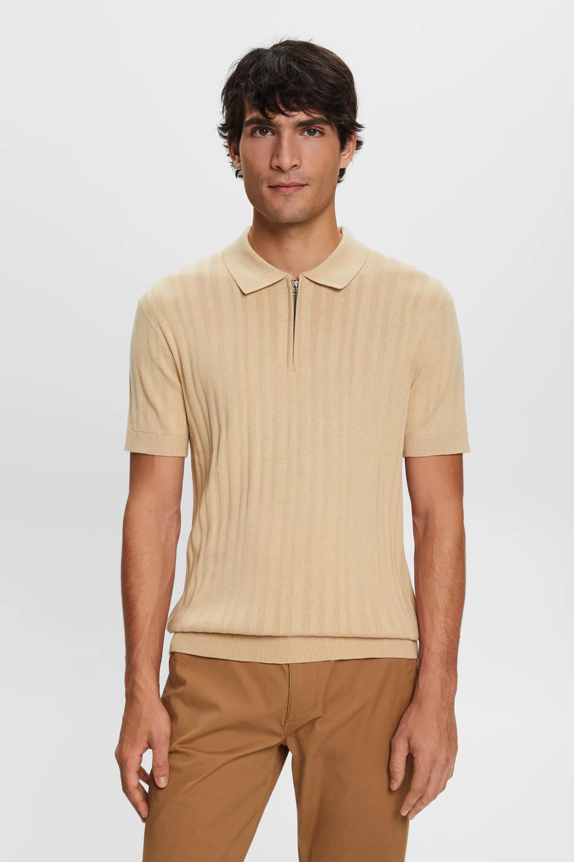 Poloshirt in schmaler Passform-ESPRIT Sale