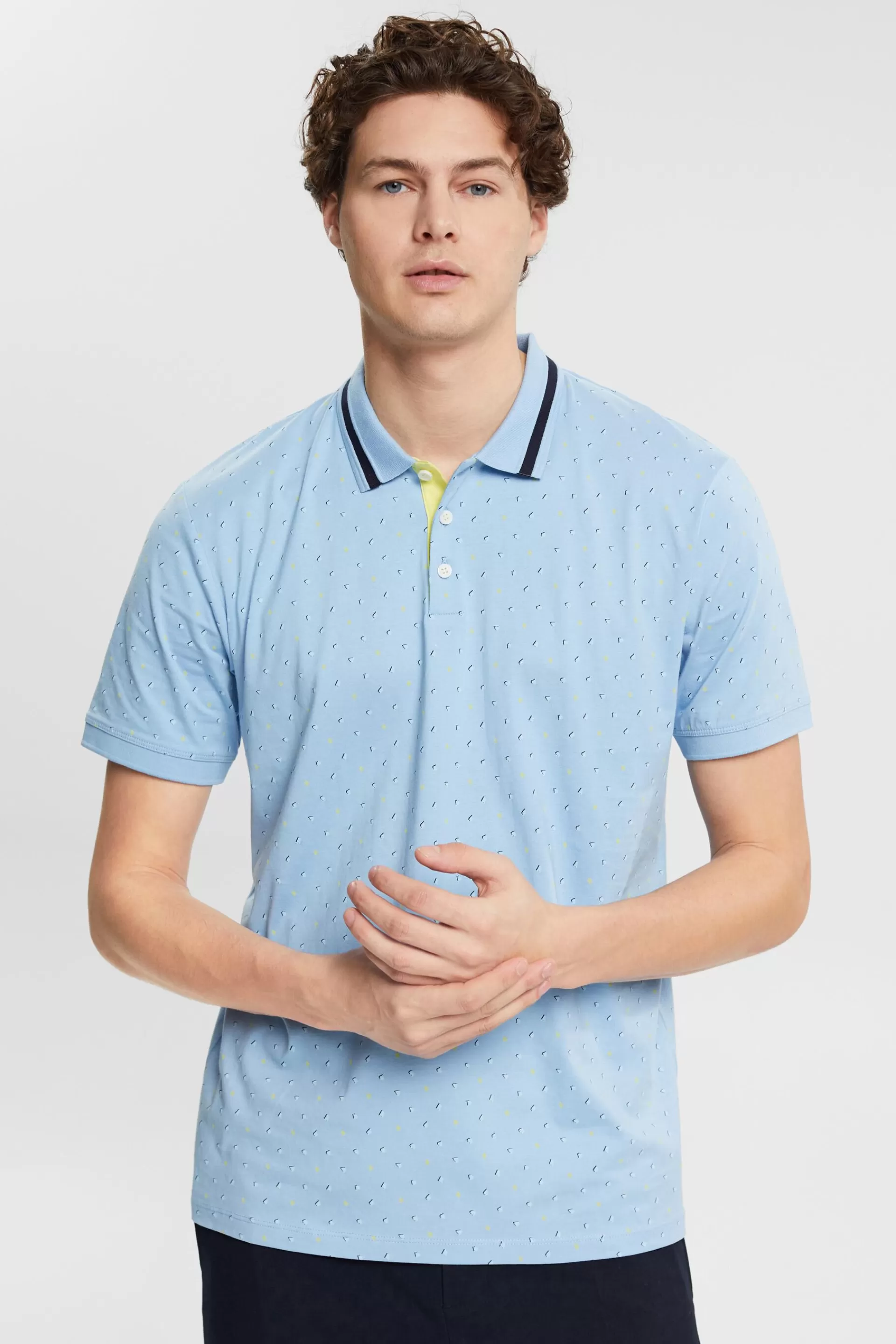 Poloshirt mit Allover-Muster-ESPRIT Best Sale