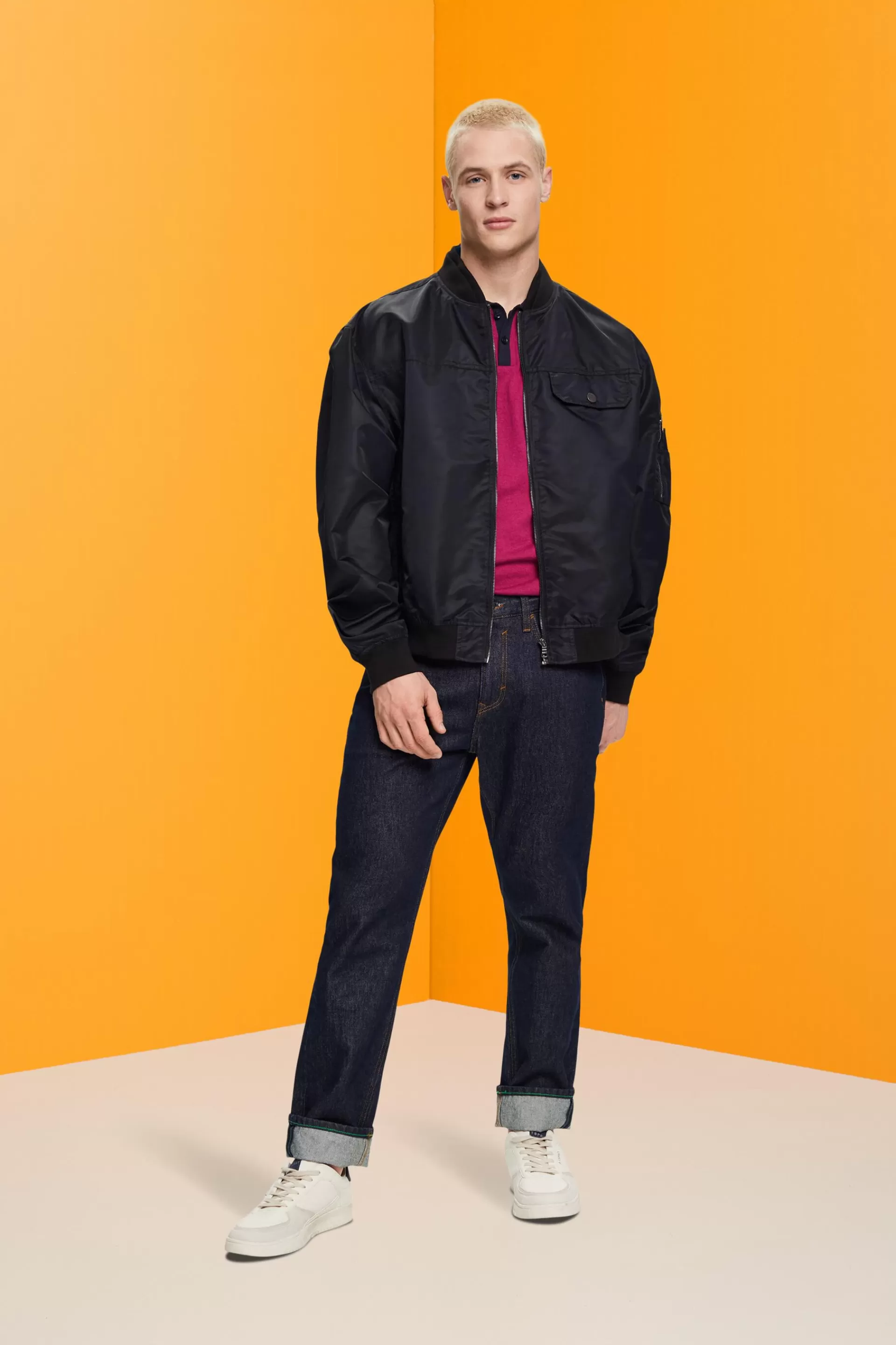 Poloshirt mit TENCEL™ und nachhaltiger Baumwolle-ESPRIT Online