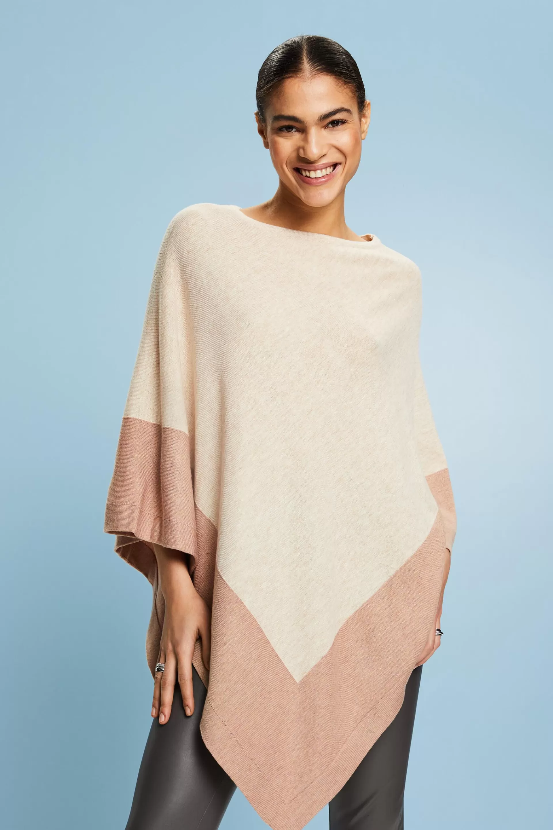 Poncho mit Zipfelsaum-ESPRIT Sale