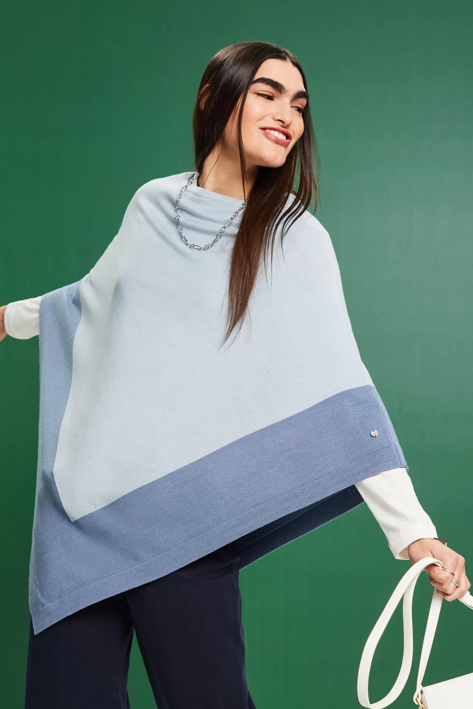 Poncho mit Zipfelsaum-ESPRIT Sale