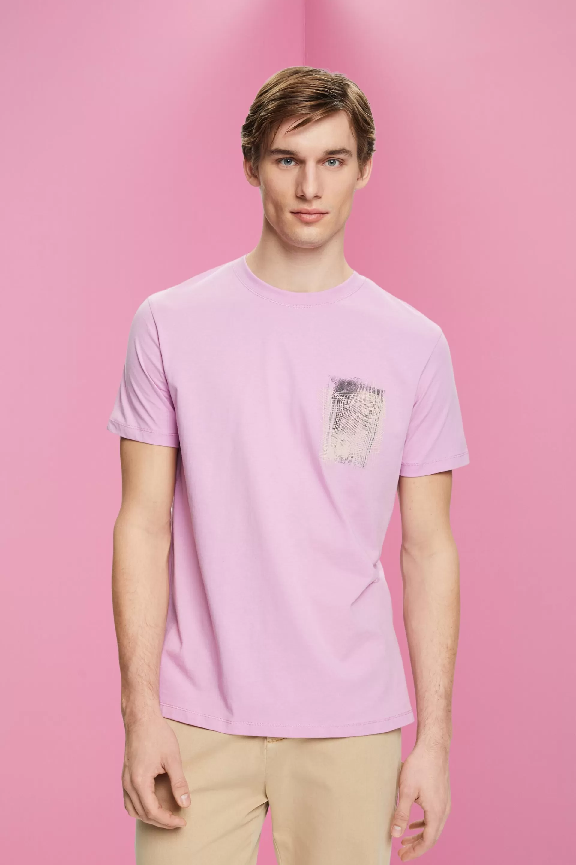 Print-T-Shirt aus nachhaltiger Baumwolle-ESPRIT Flash Sale