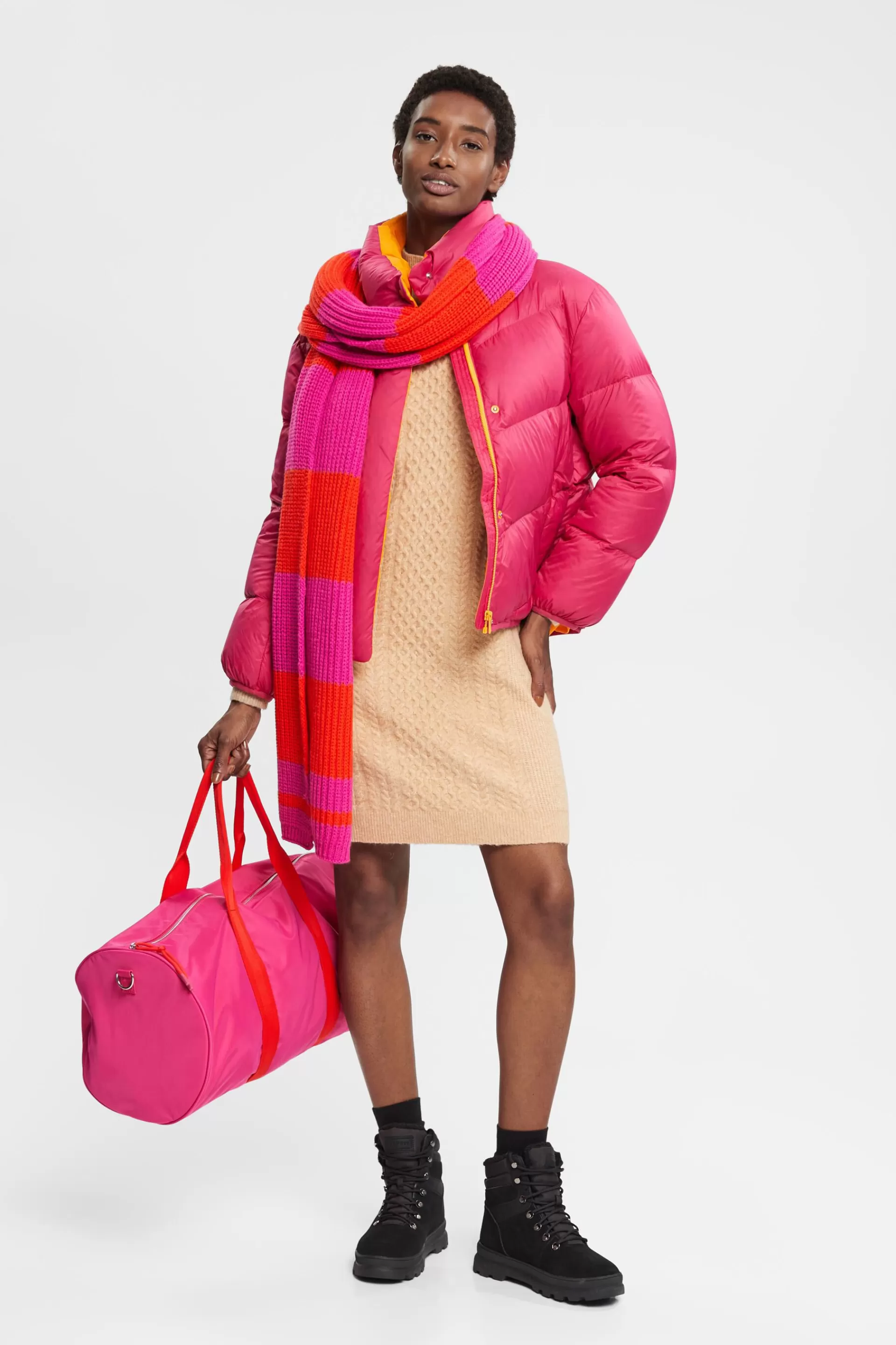 Pulli-Kleid aus Zopfstrick-ESPRIT Cheap