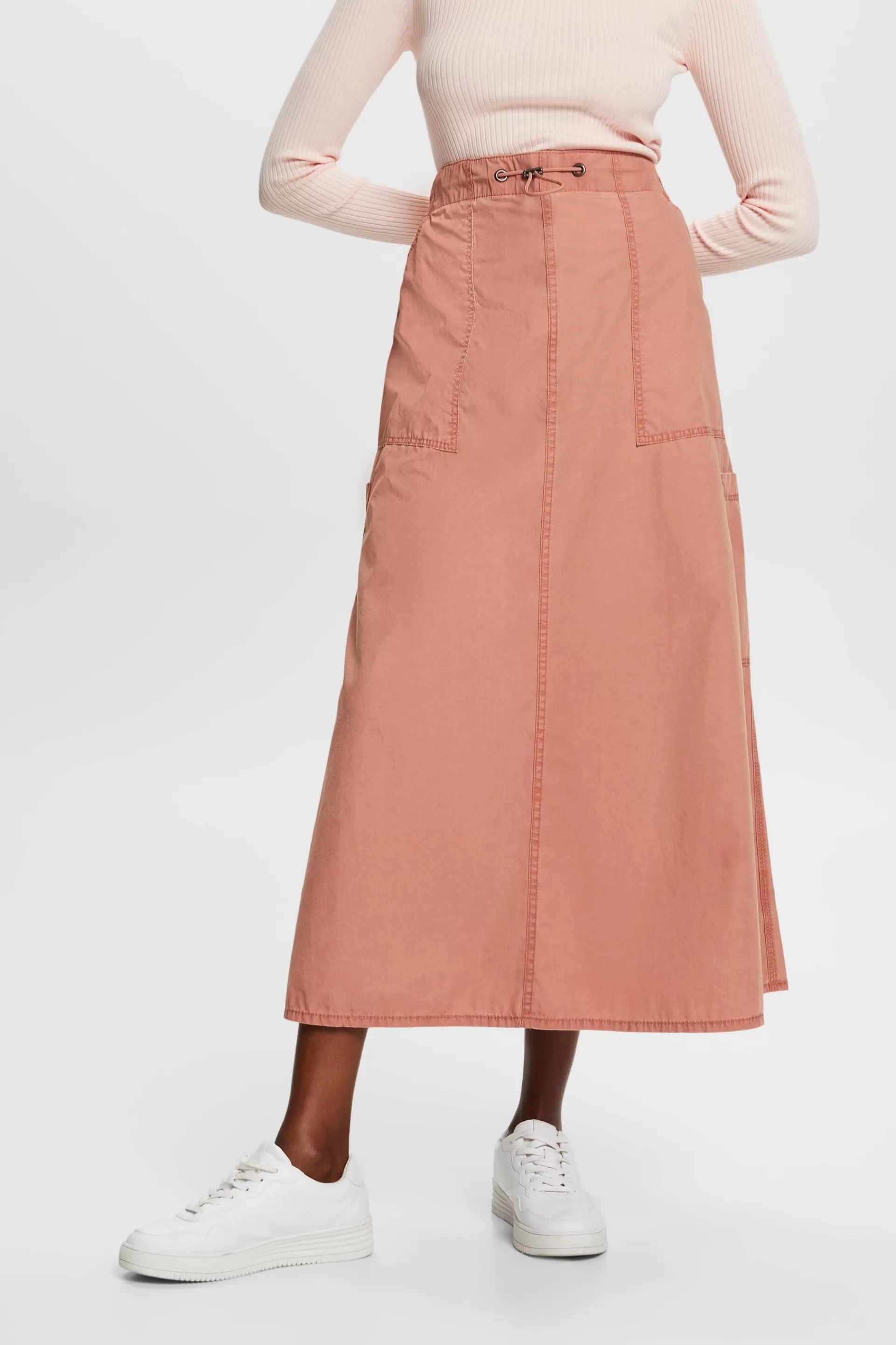 Pull-on-Cargorock, 100 % Baumwolle-ESPRIT Flash Sale