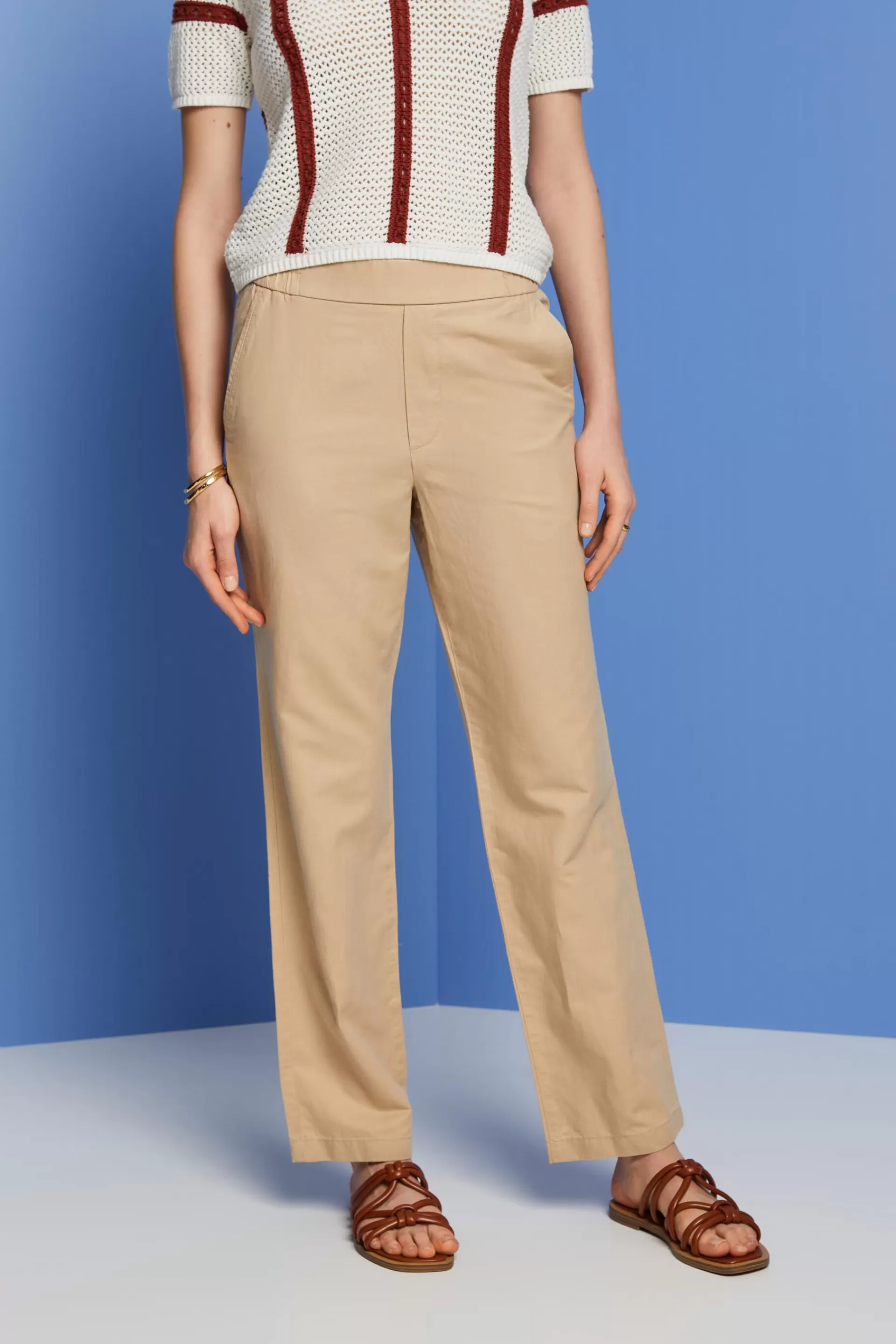 Pull-on-Hose, Leinenmix-ESPRIT Flash Sale