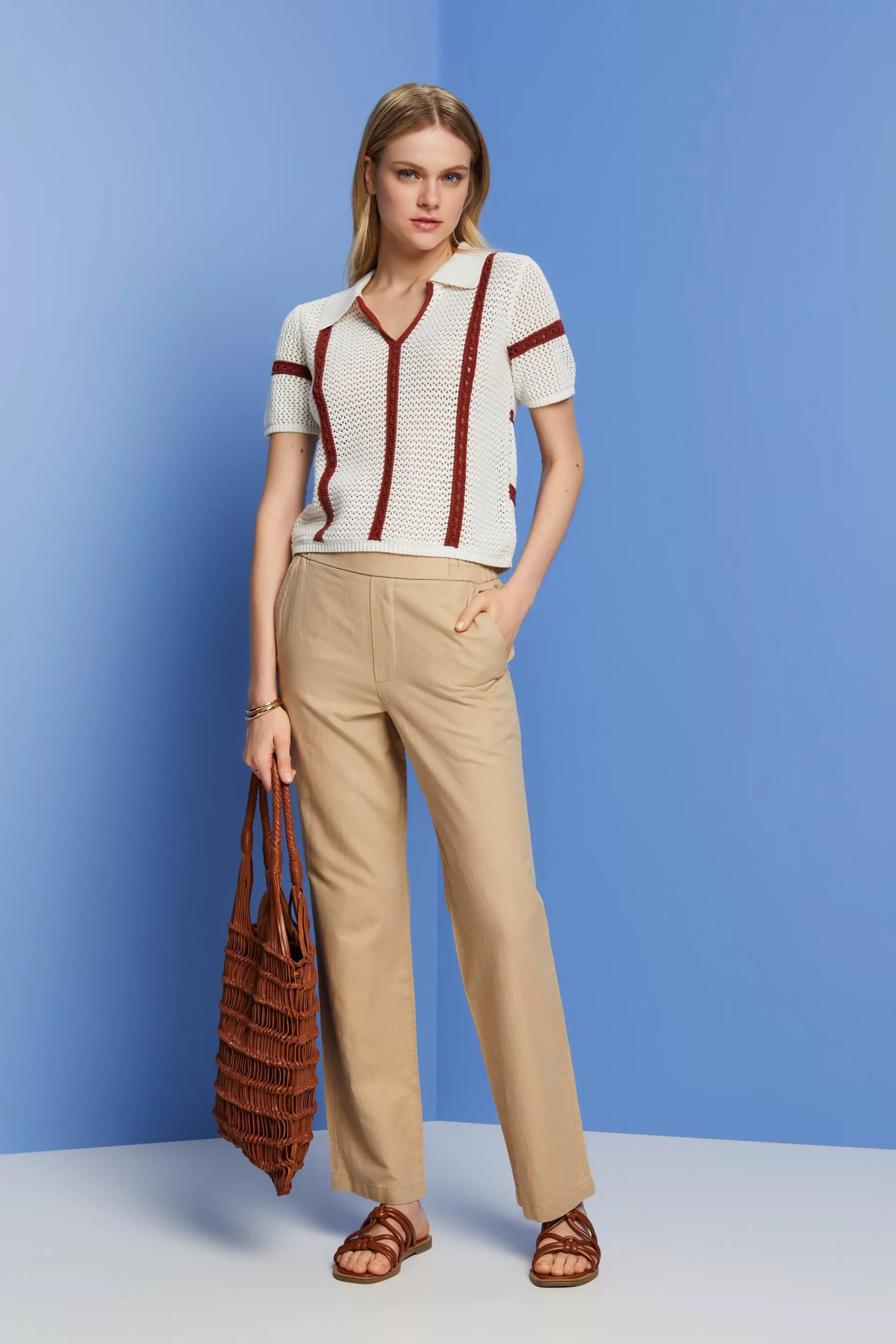 Pull-on-Hose, Leinenmix-ESPRIT Flash Sale