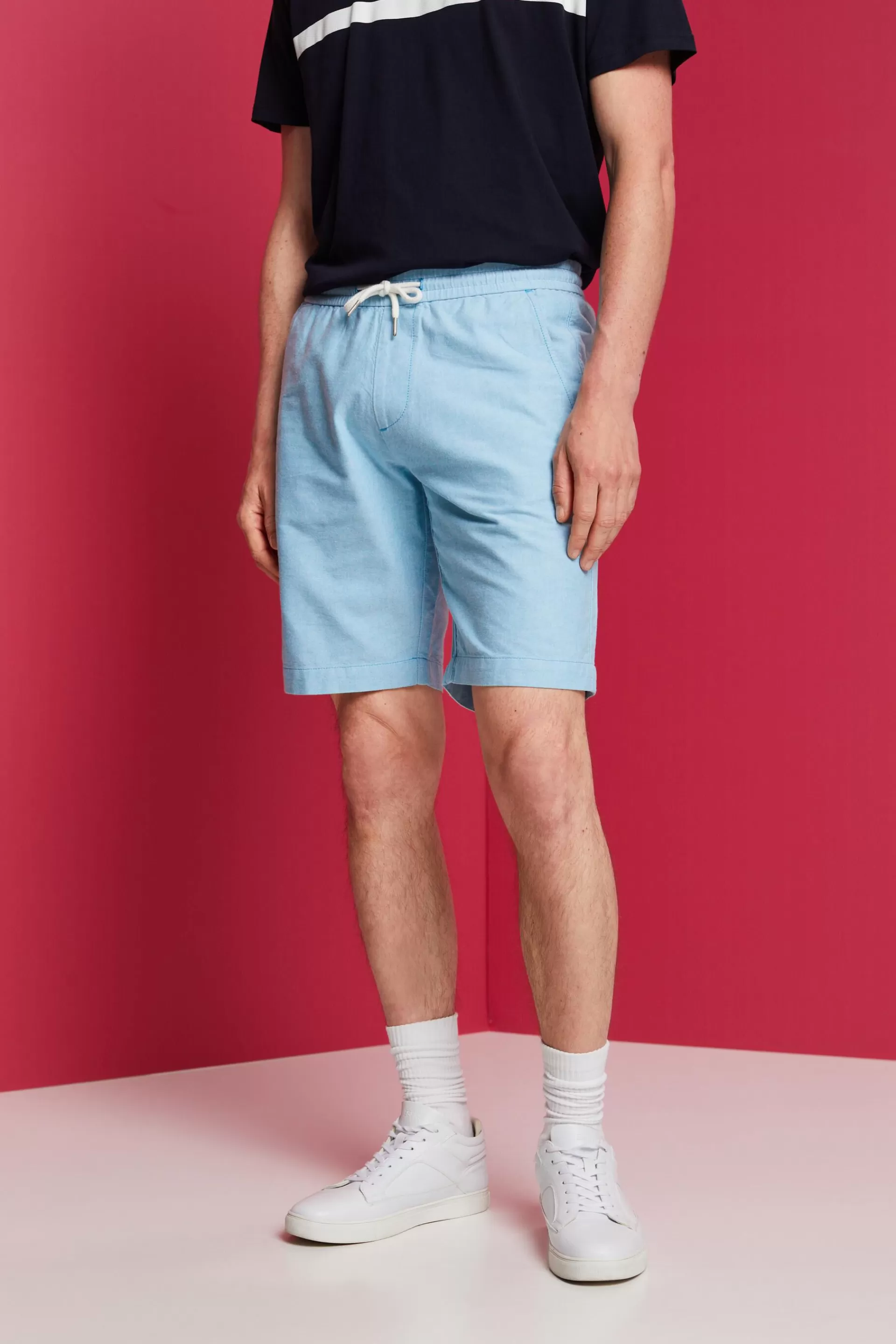 Pull-on-Shorts aus Twill, 100 % Baumwolle-ESPRIT Sale