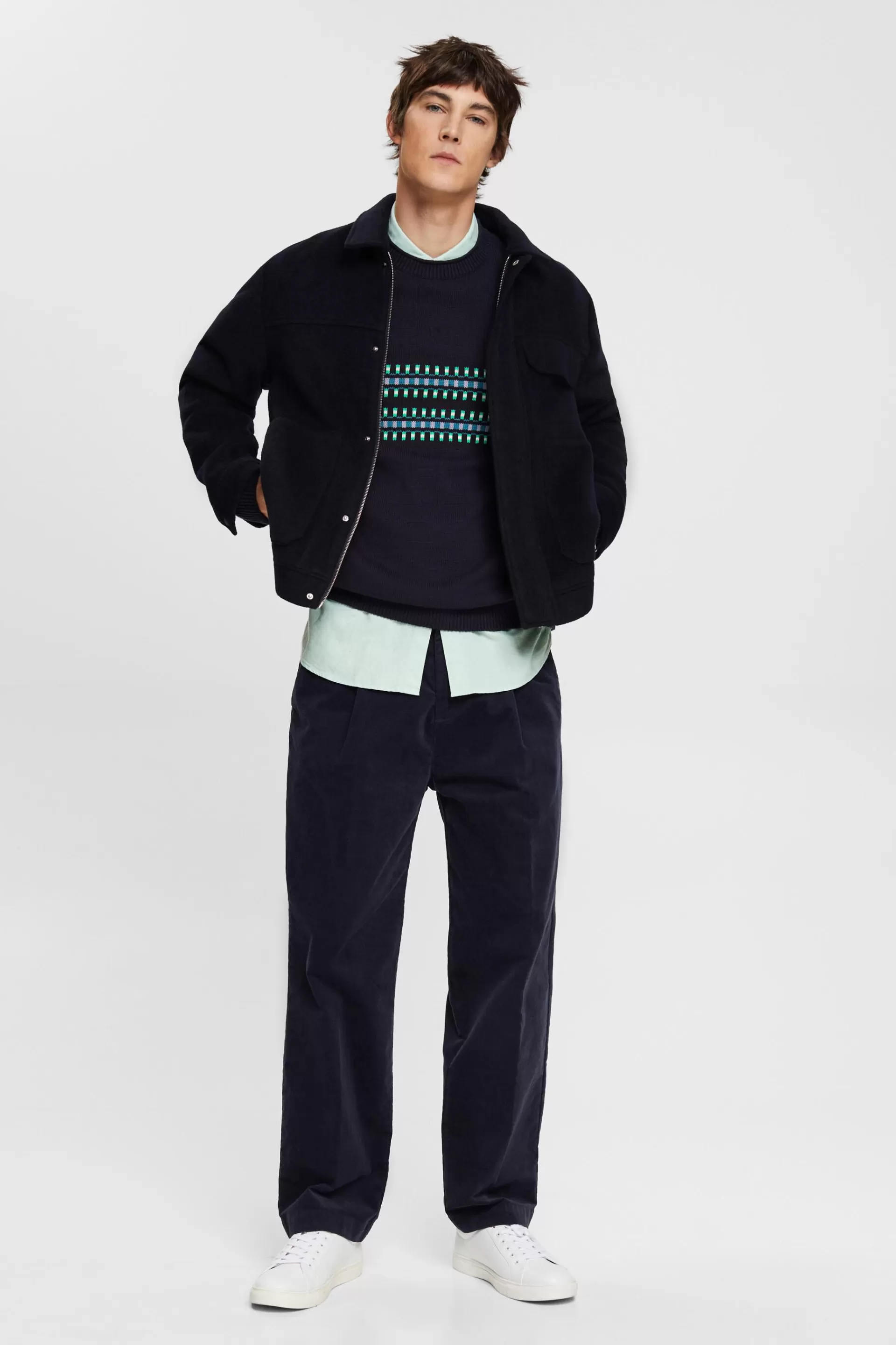 Pullover aus Jacquardstrick-ESPRIT Clearance