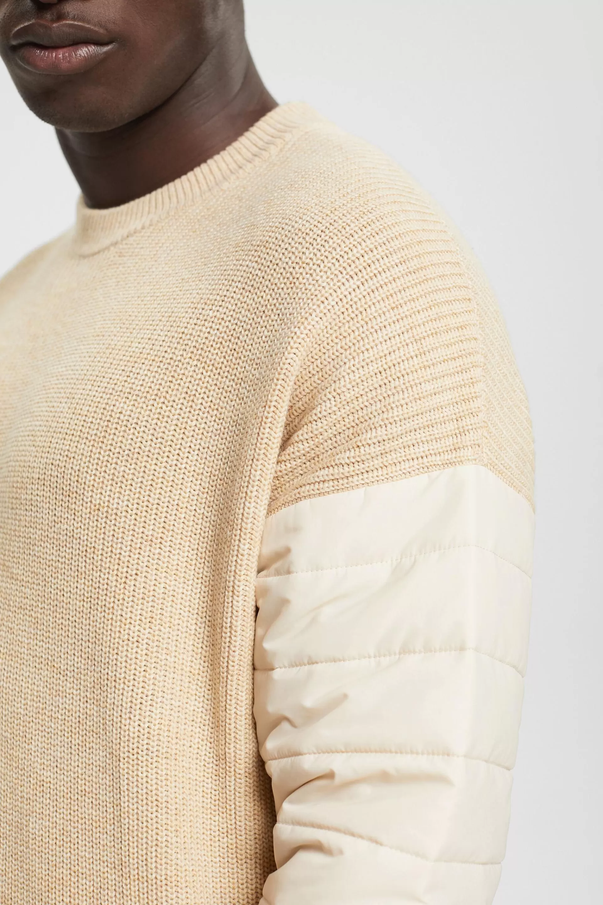 Pullover aus Materialmix-ESPRIT Cheap