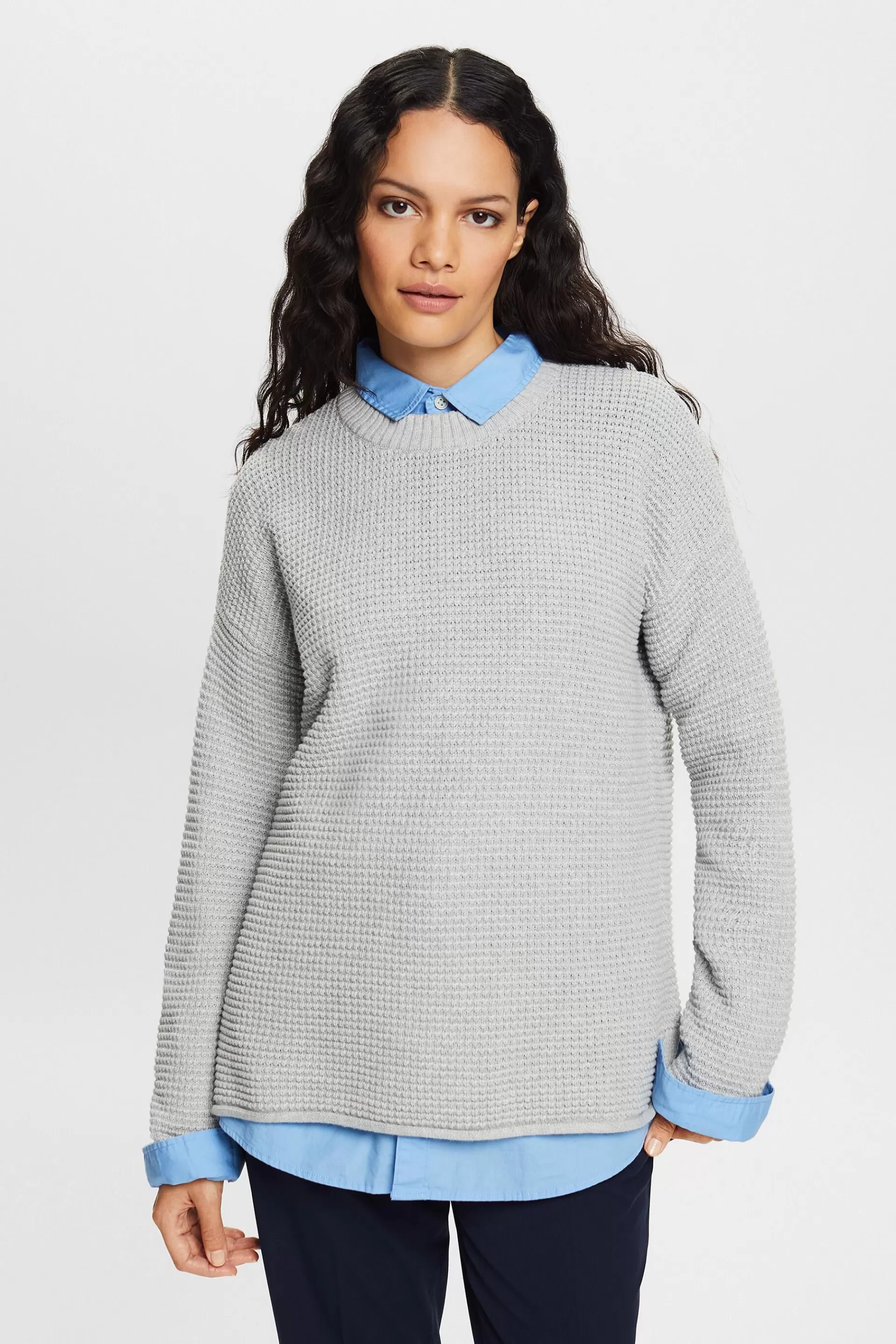 Pullover aus Strukturstrick-ESPRIT Cheap