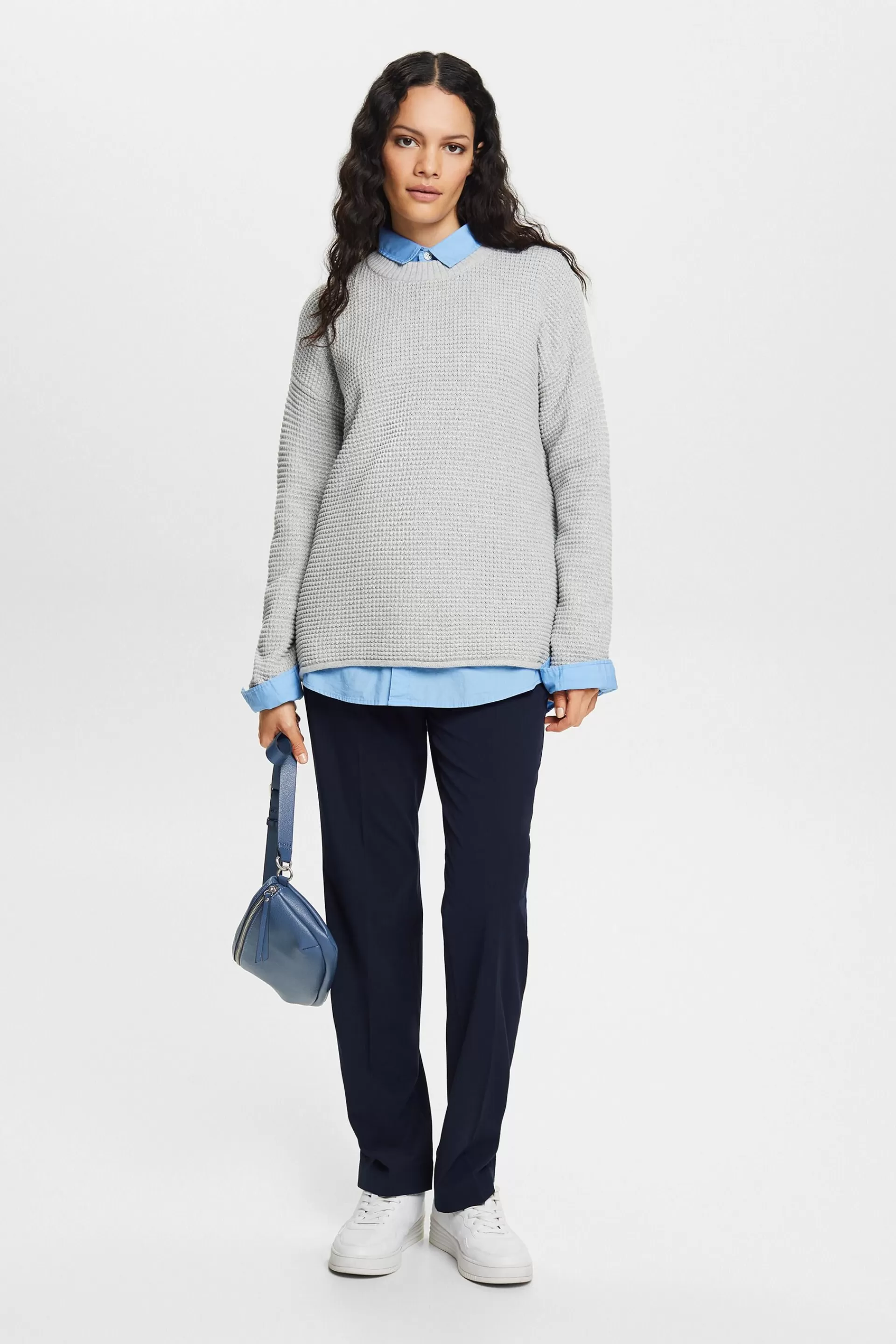Pullover aus Strukturstrick-ESPRIT Cheap