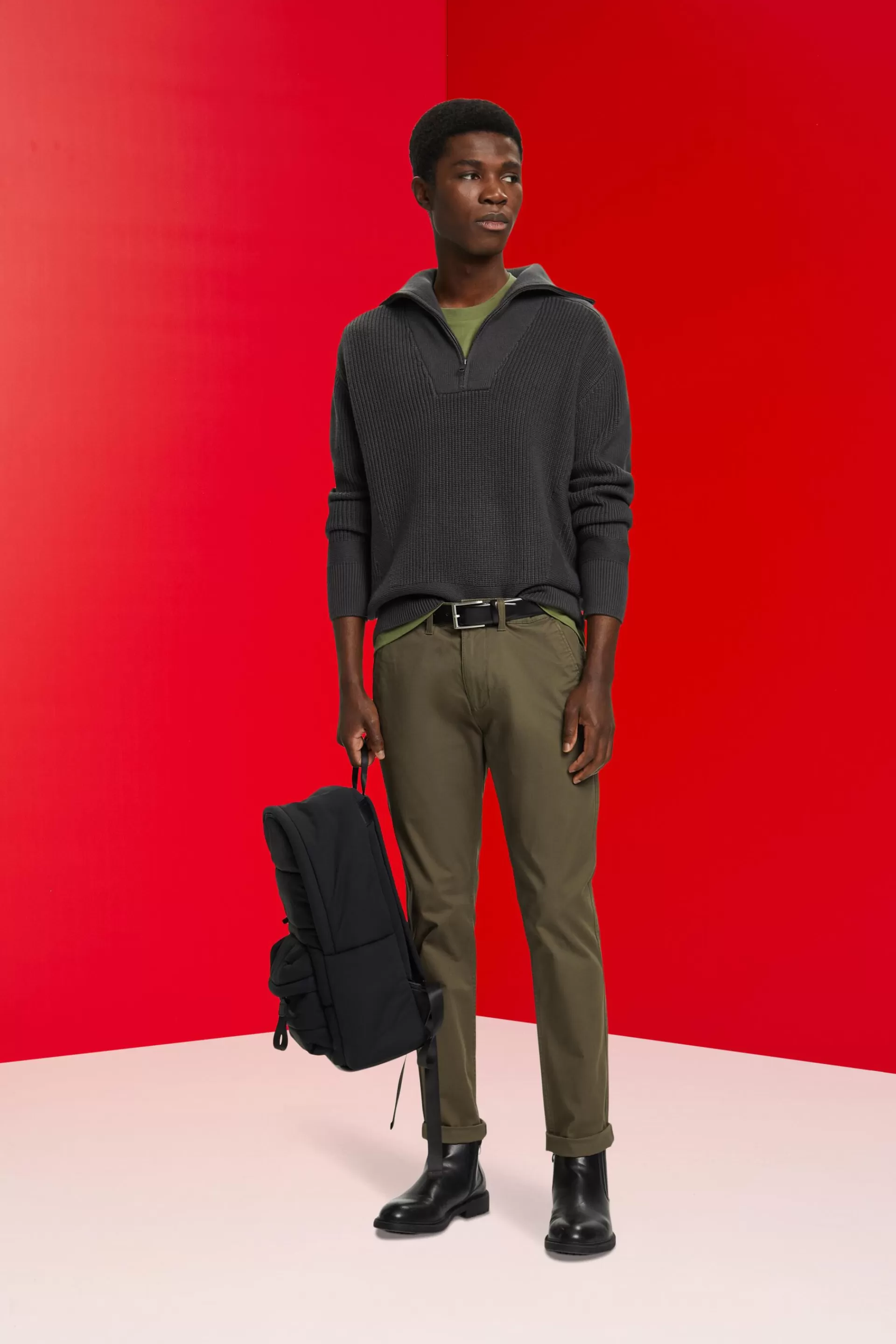 Pullover im Troyer-Style-ESPRIT Store