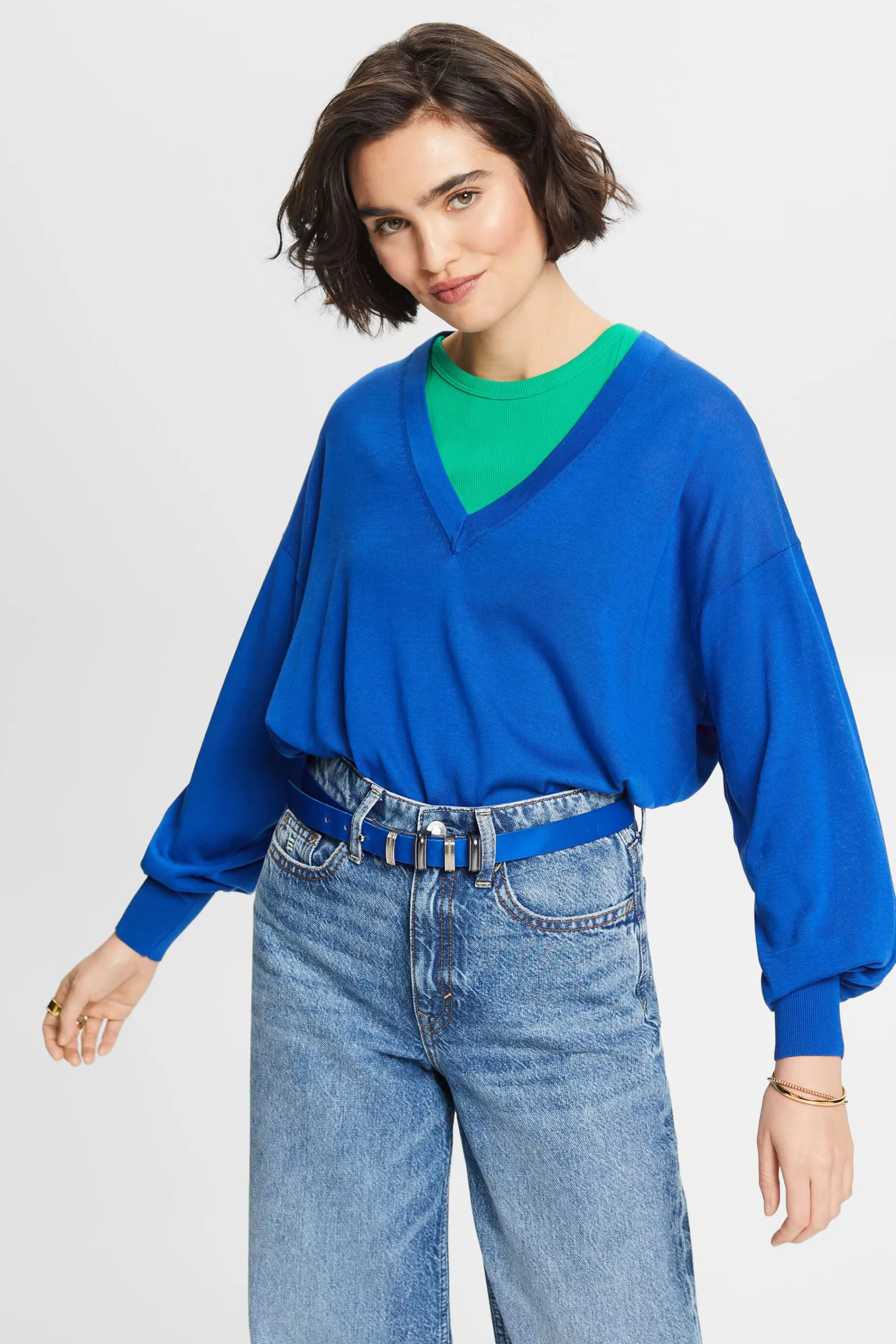 Pullover mit V-Ausschnitt-ESPRIT Hot
