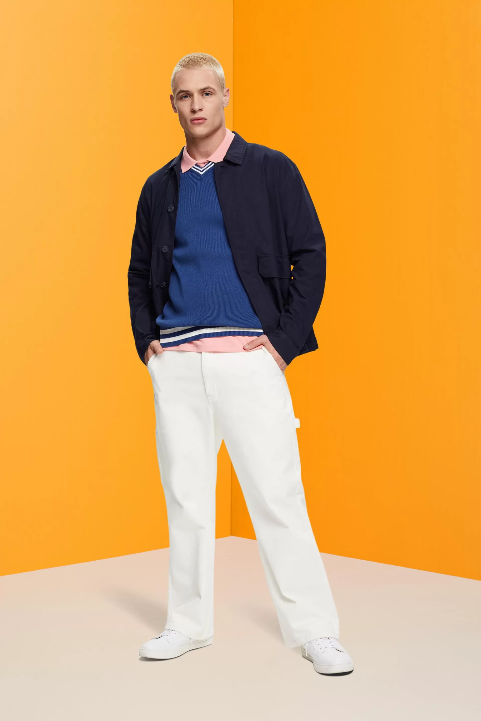 Pullover mit V-Ausschnitt, nachhaltige Baumwolle-ESPRIT Flash Sale