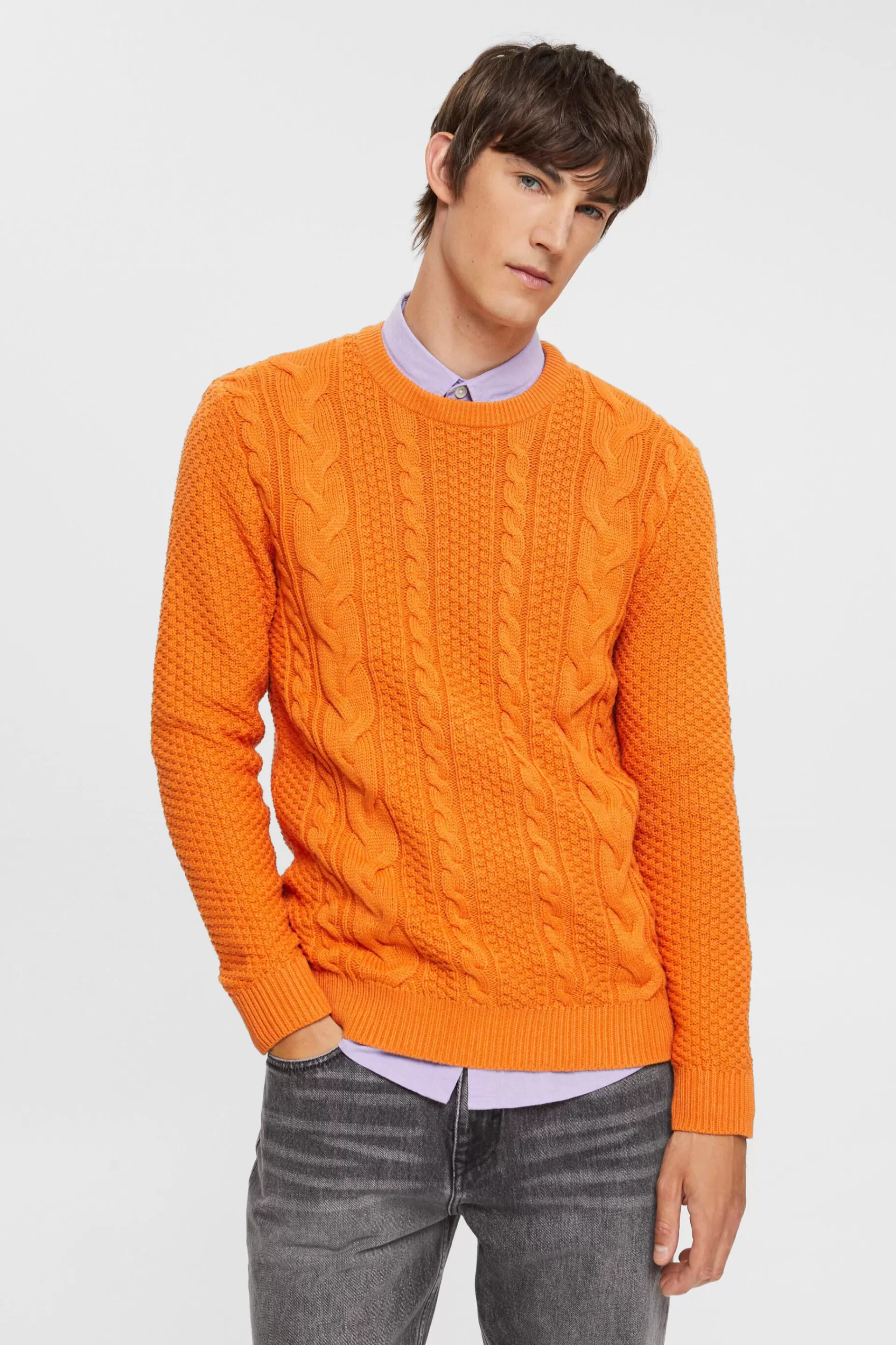 Pullover mit Zopf-Muster-ESPRIT Best