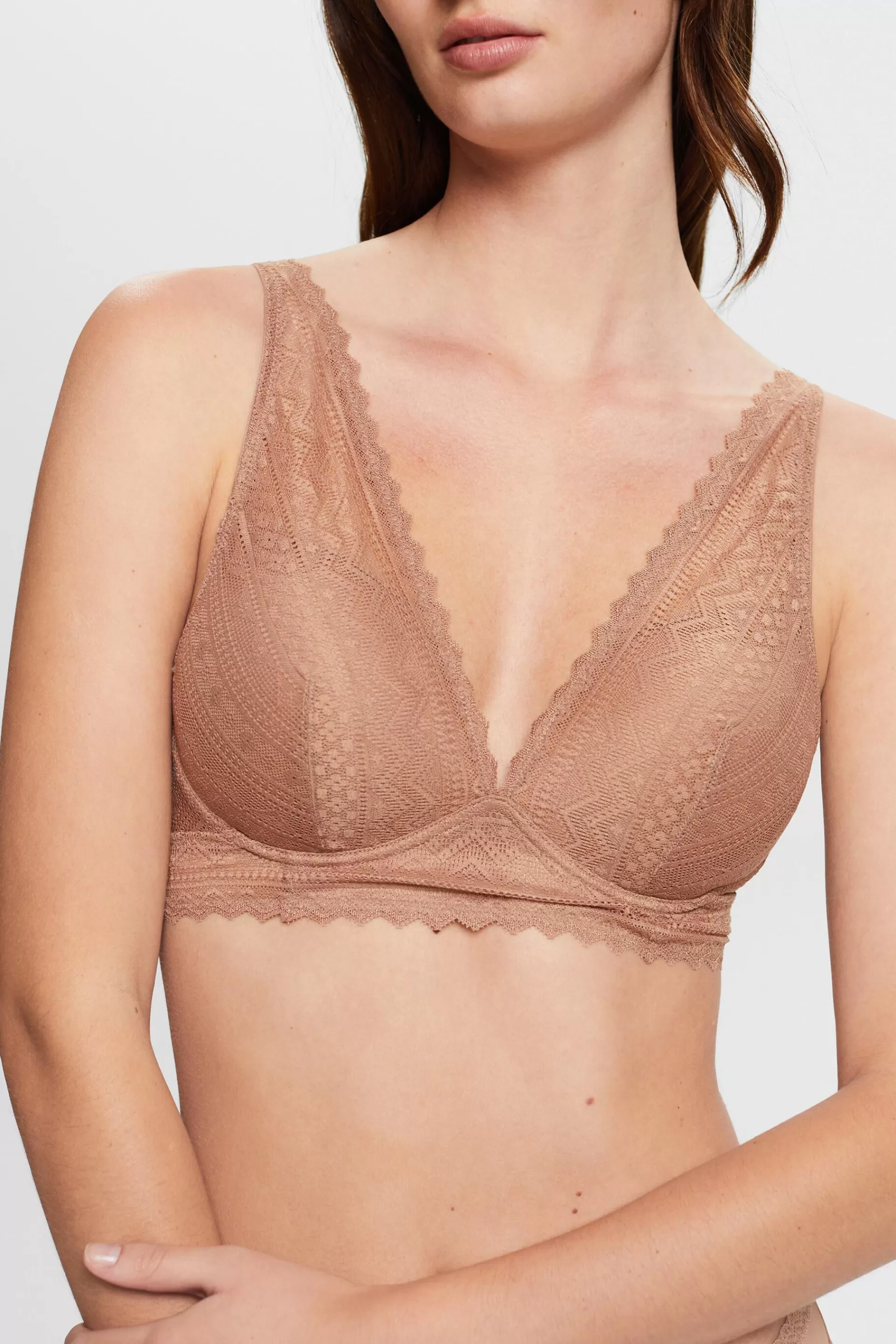 Push-up-BH mit grafischer Spitze-ESPRIT New