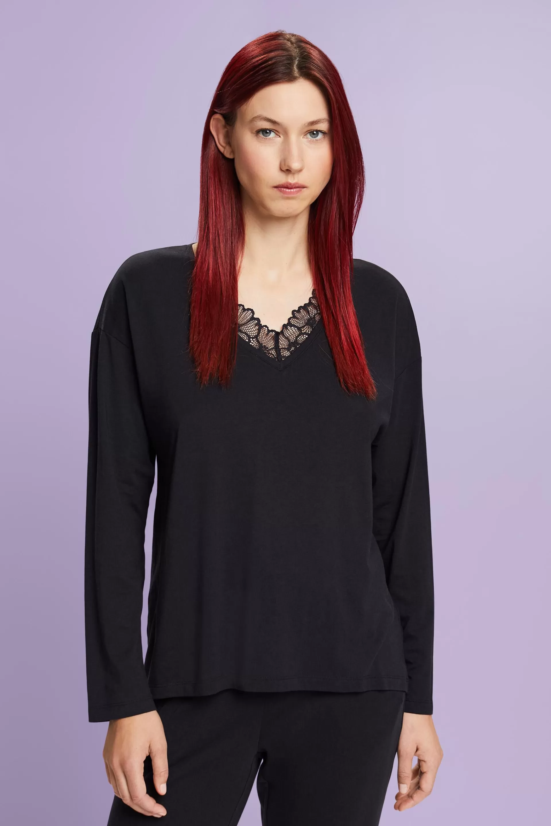 Pyjama mit Spitzendetails-ESPRIT Sale