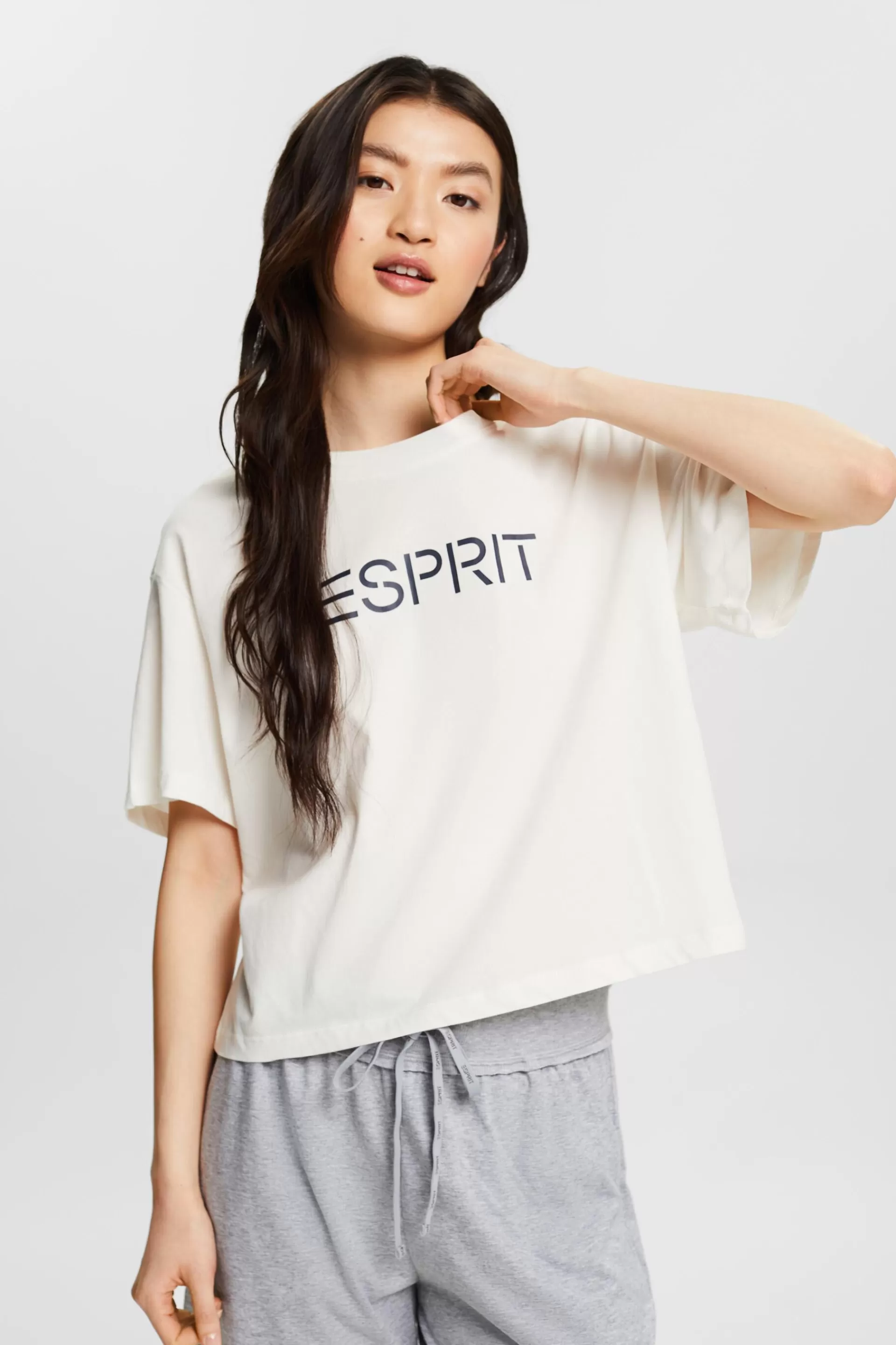 Pyjama-T-Shirt mit Logo-ESPRIT Flash Sale