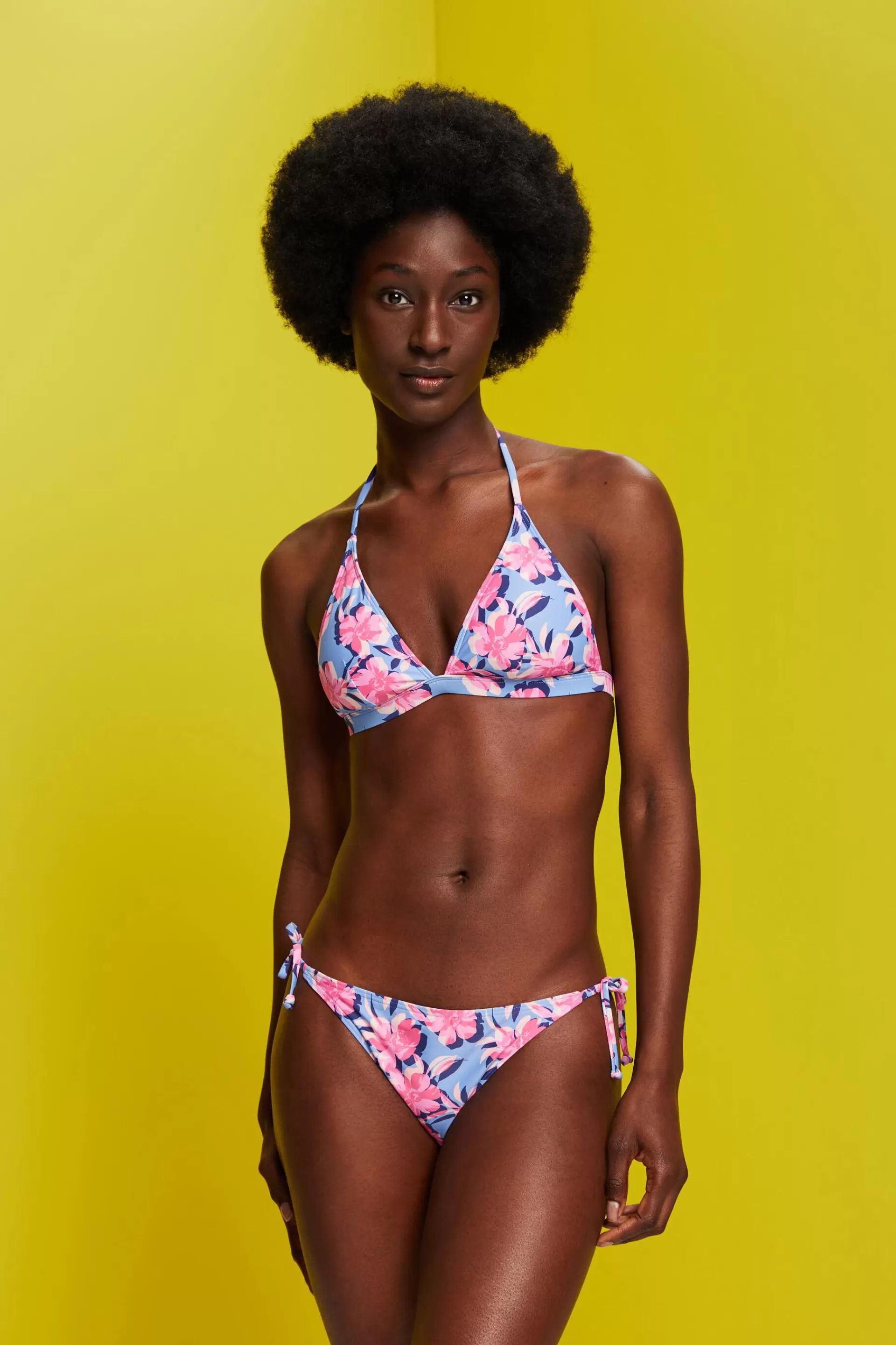 Recycelt: Bikinihose mit seitlichen Bindebändern-ESPRIT Hot