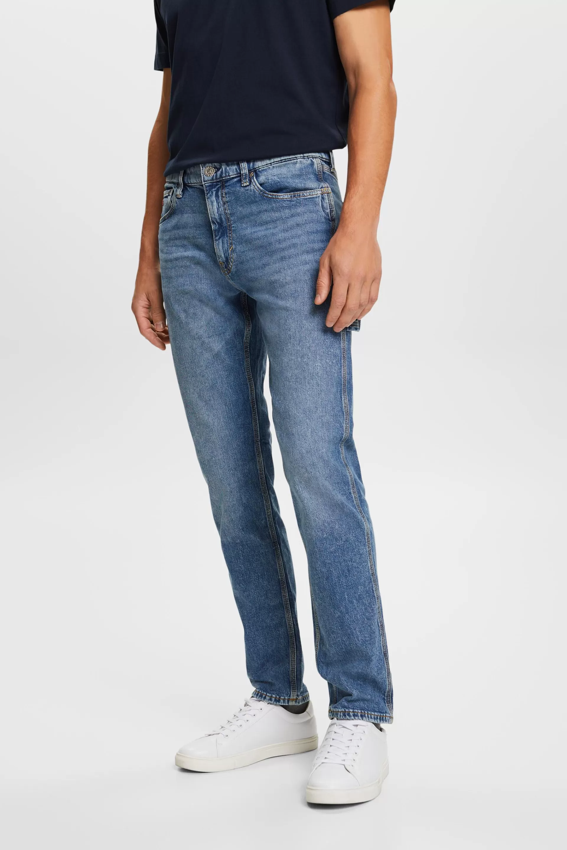 Recycelt: Carpenter-Jeans mit geradem Bein-ESPRIT Shop