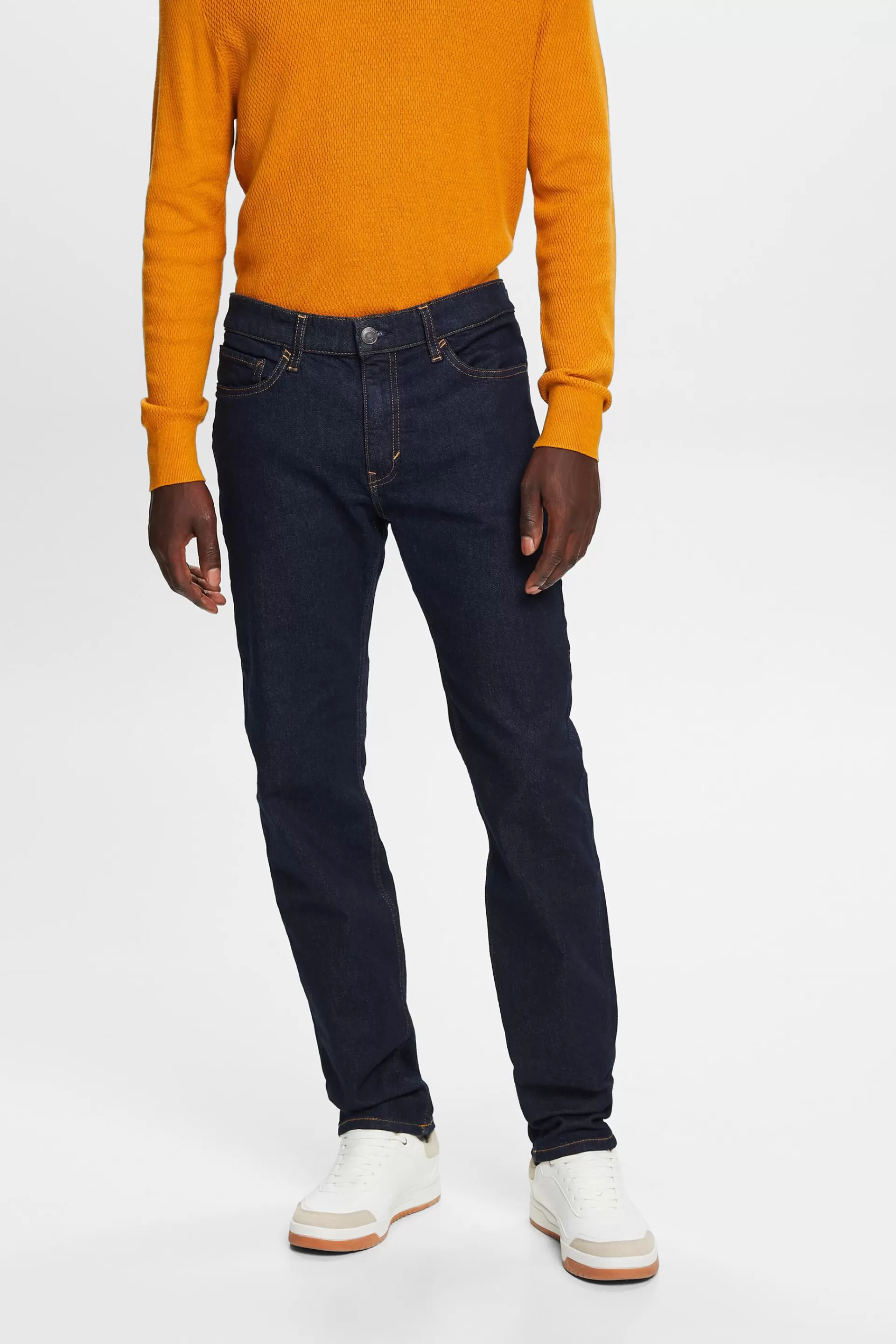 Recycelt: Jeans mit gerader Passform-ESPRIT Sale