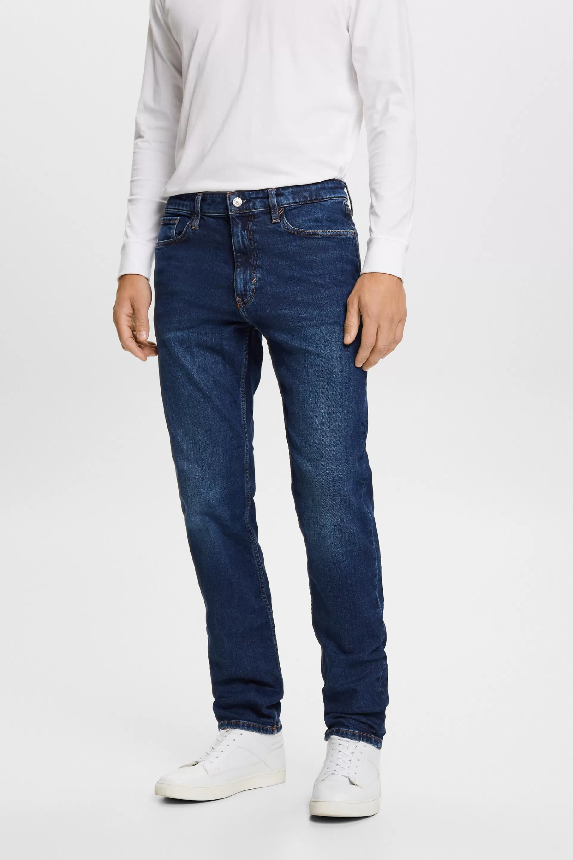 Recycelt: Jeans mit gerader Passform-ESPRIT Cheap