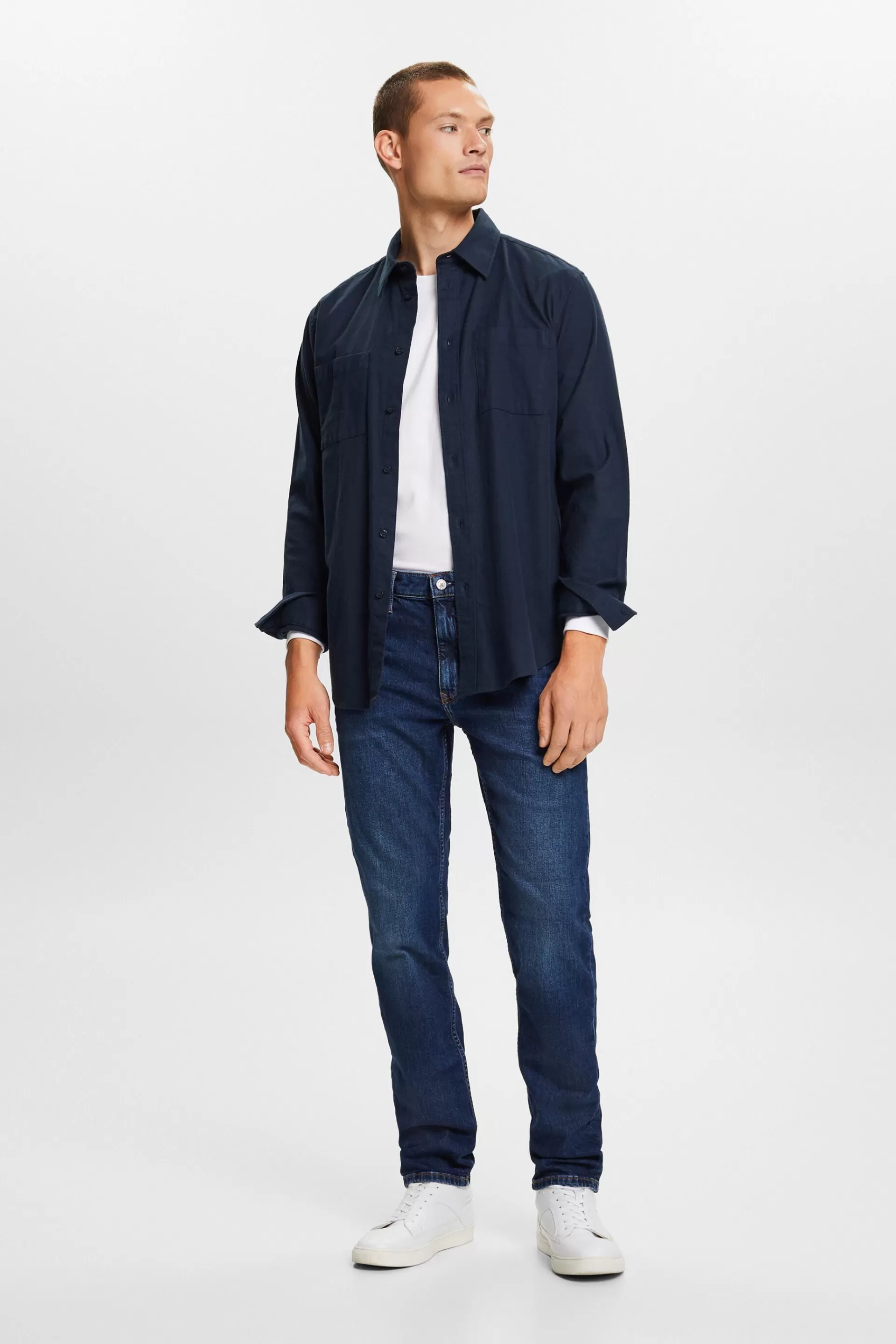 Recycelt: Jeans mit gerader Passform-ESPRIT Cheap
