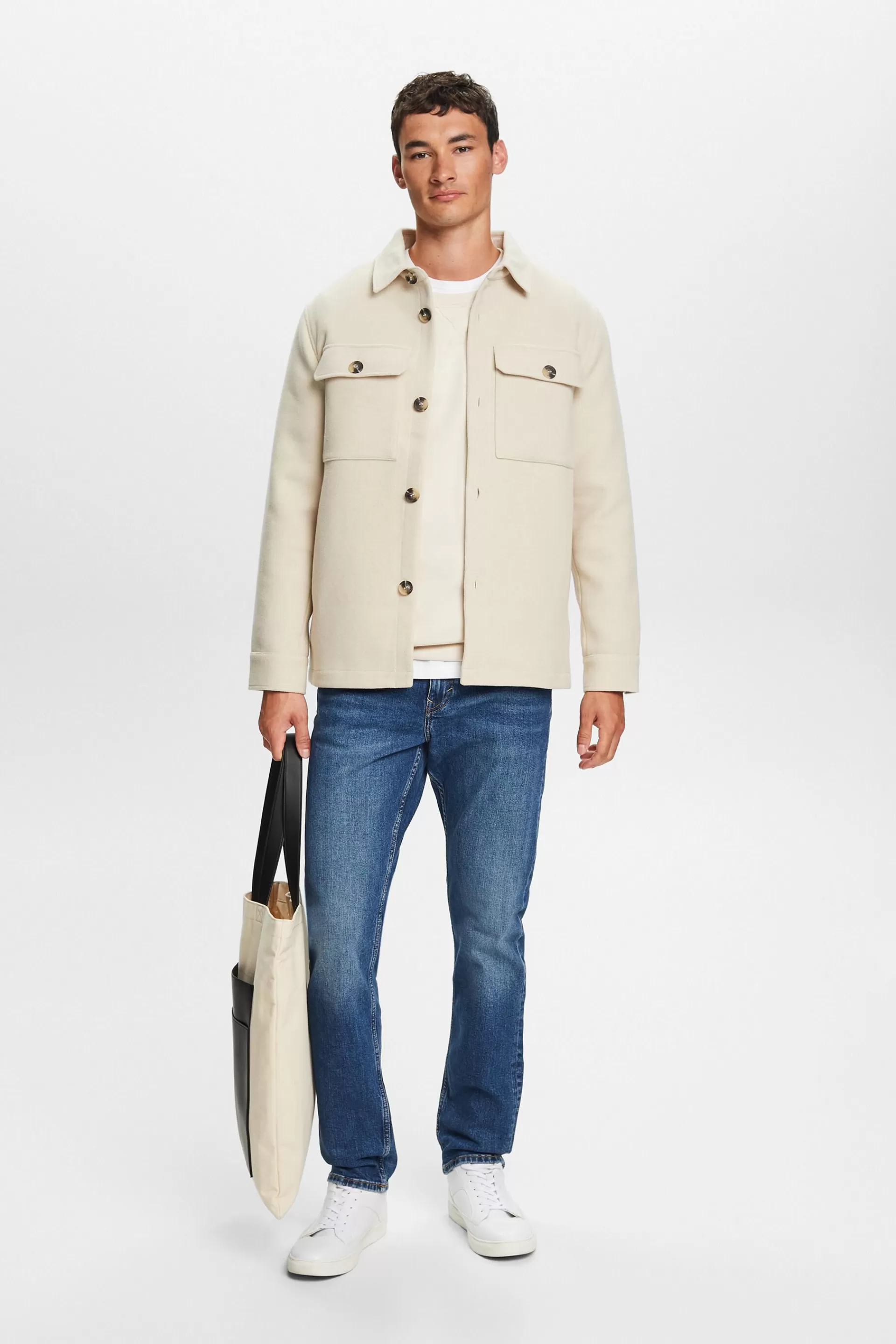 Recycelt: Jeans mit schmaler Passform-ESPRIT Cheap