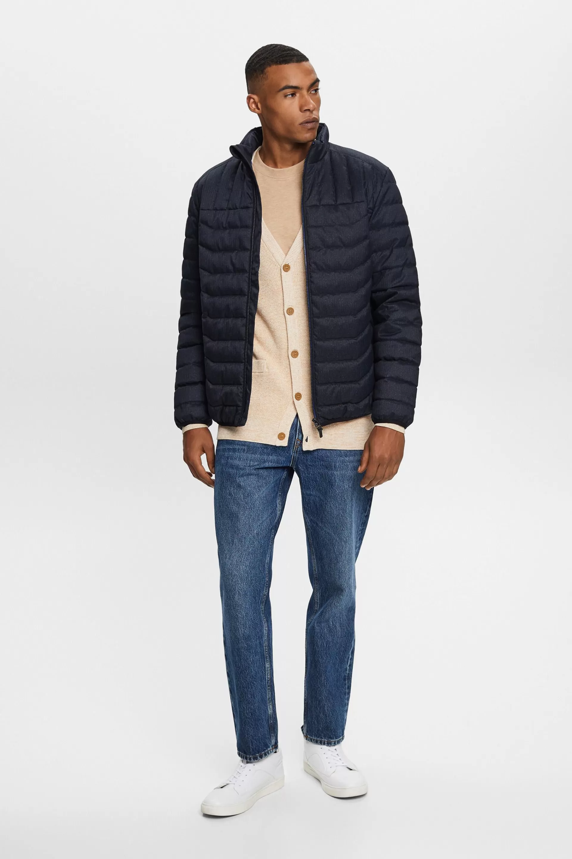 Recycelt: Leichte Pufferjacke-ESPRIT Store