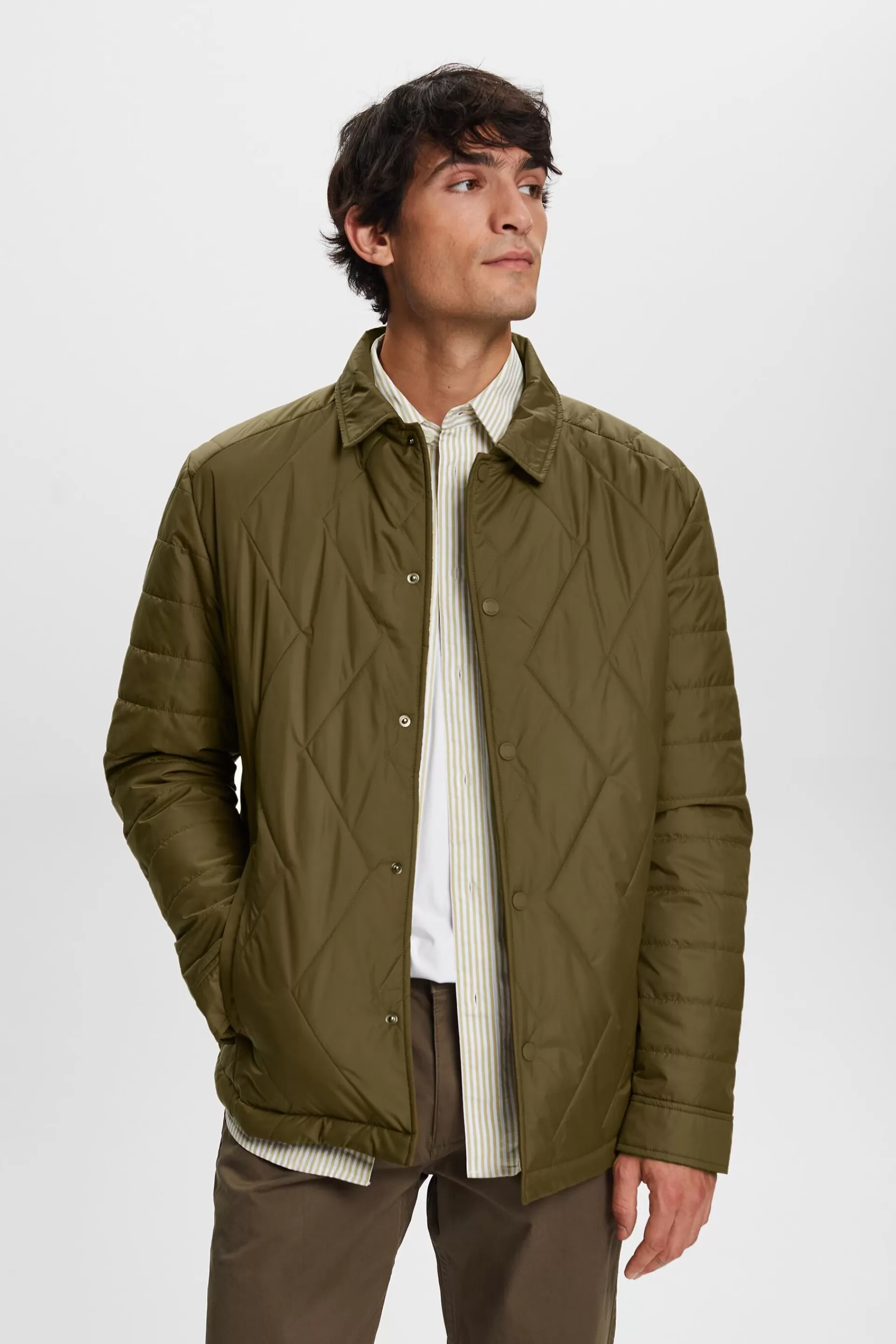 Recycelt: Leichte Steppjacke-ESPRIT New