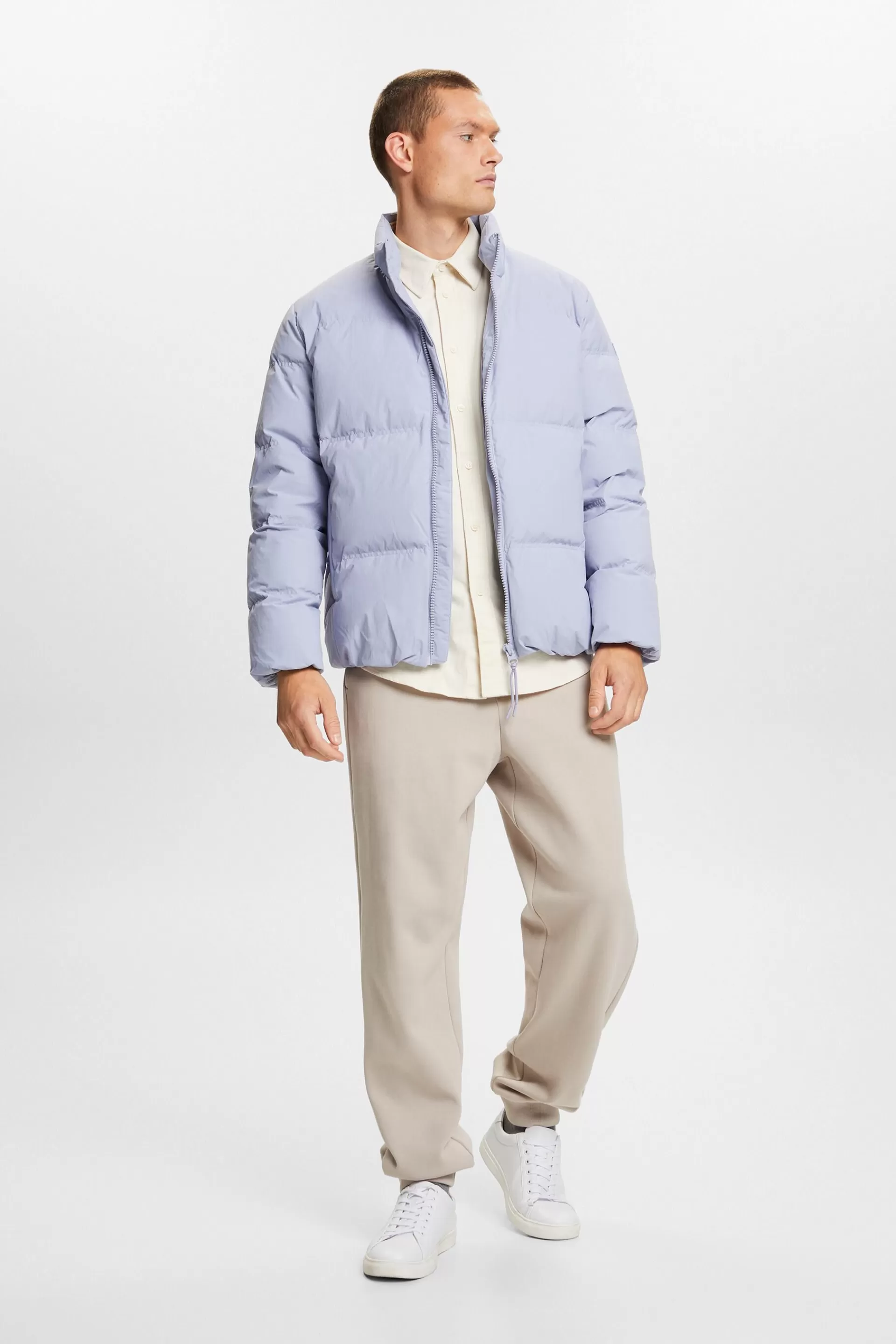 Recycelt: Pufferjacke mit Daunen-ESPRIT Hot