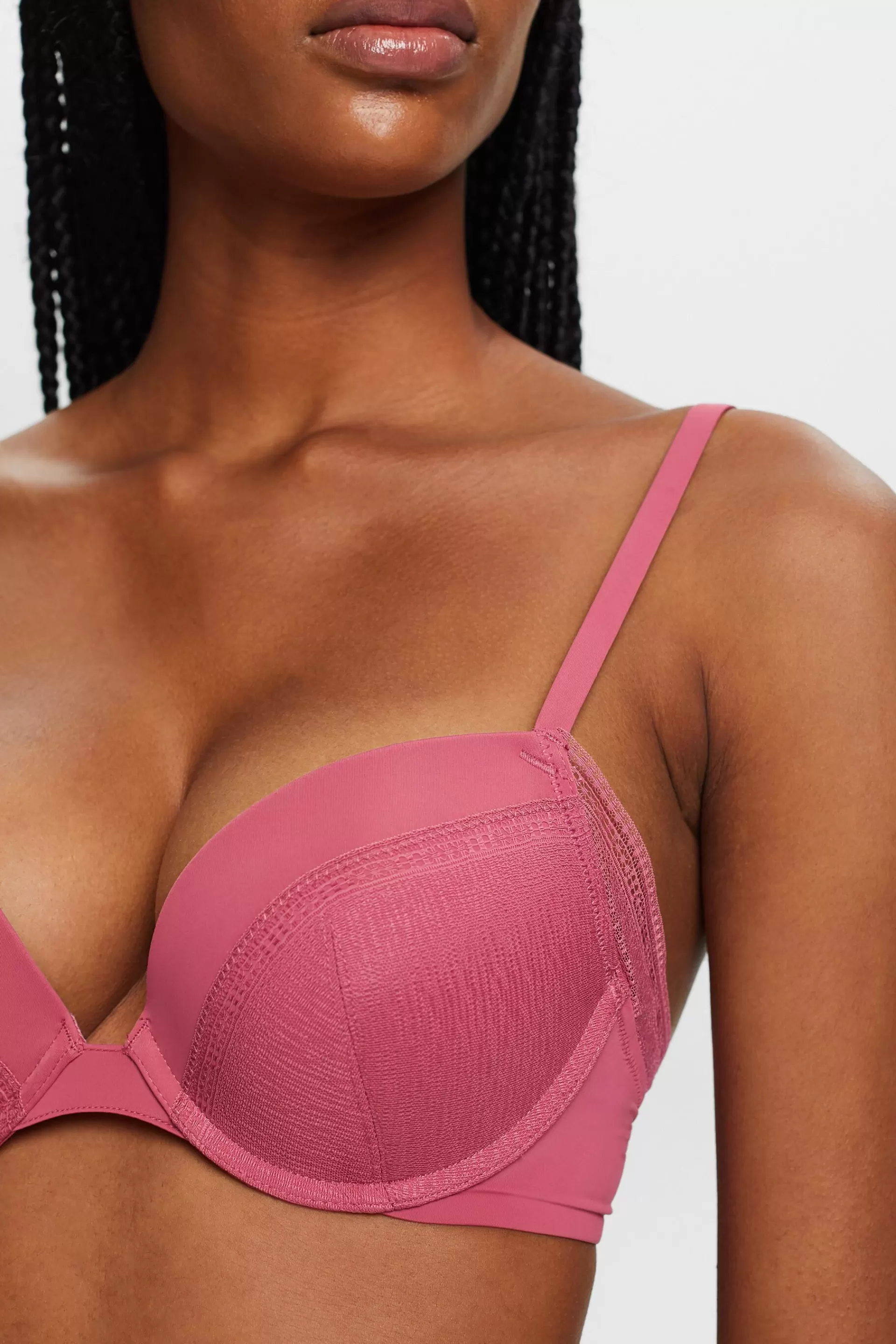 Recycelt: Push-up-BH mit Spitze-ESPRIT Cheap