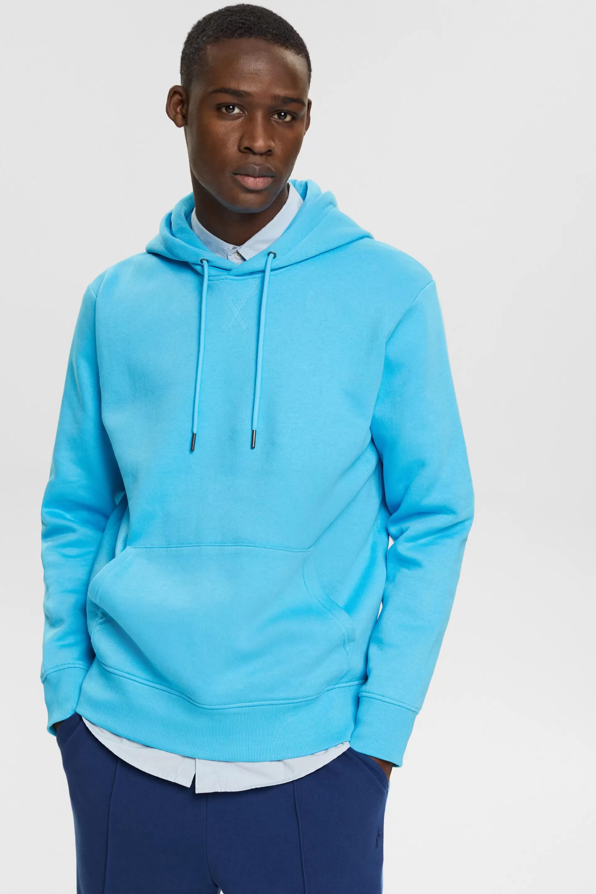 Recycelt: Sweatshirt mit Kapuze-ESPRIT Store