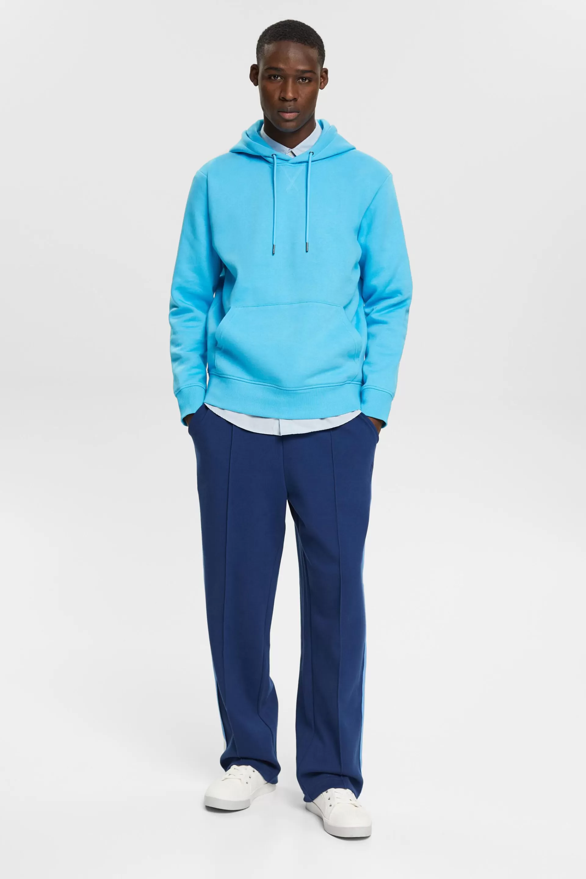 Recycelt: Sweatshirt mit Kapuze-ESPRIT Store