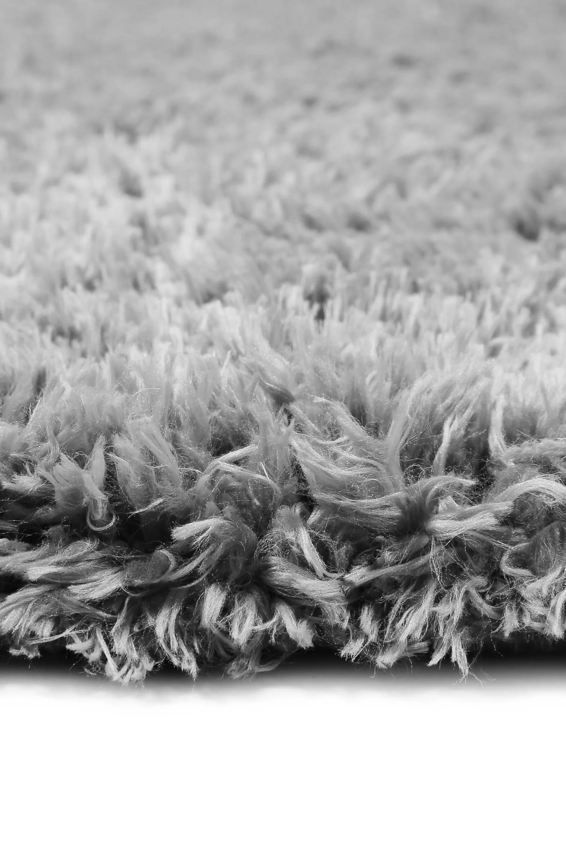 Recycelt: Unifarbener Hochflor-Teppich-ESPRIT New
