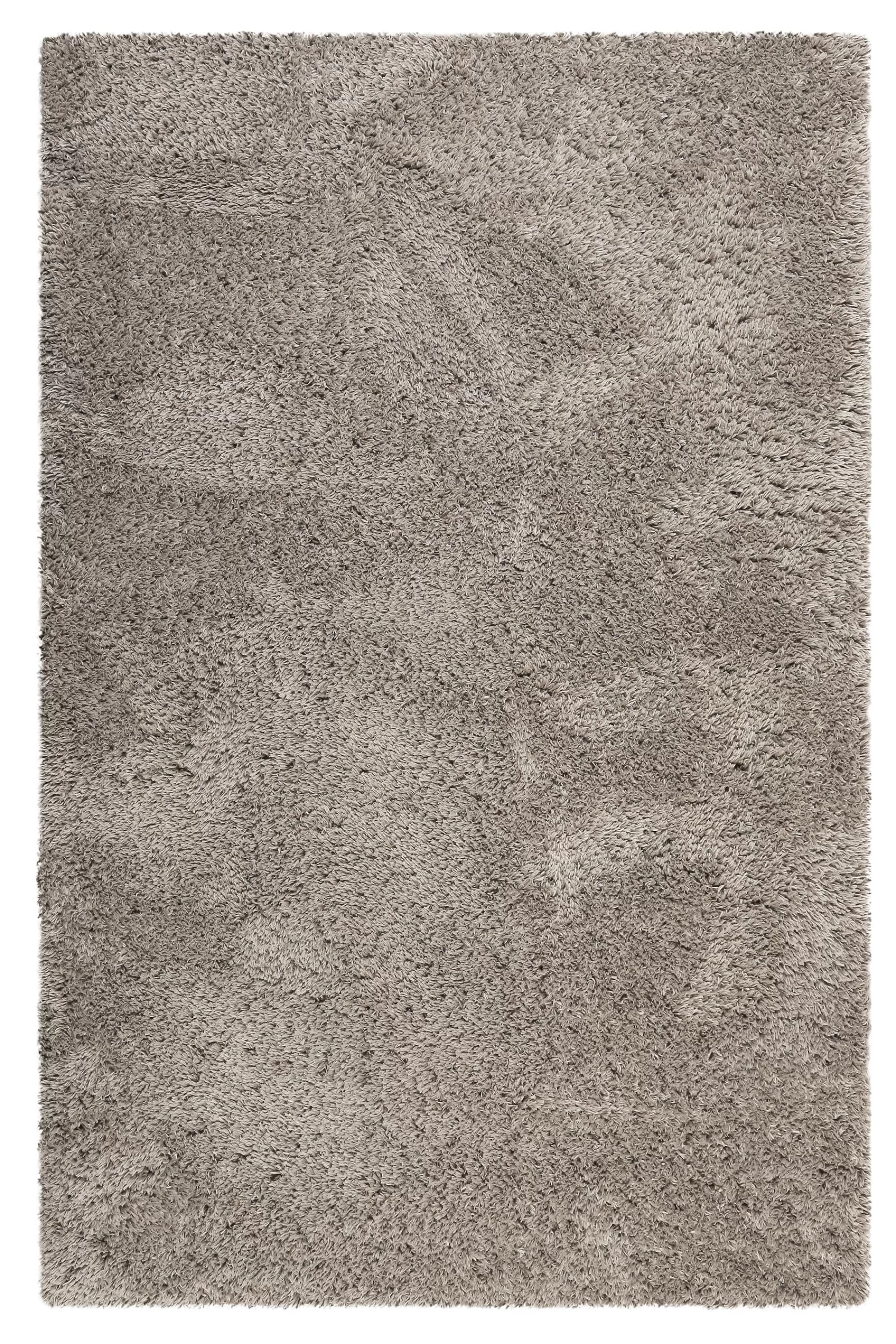 Recycelt: Unifarbener Hochflor-Teppich-ESPRIT Fashion