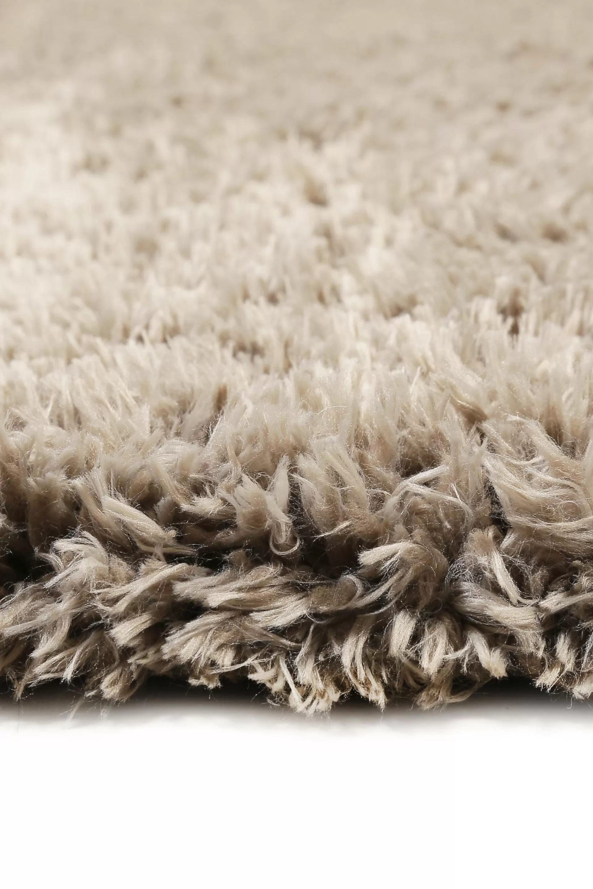 Recycelt: Unifarbener Hochflor-Teppich-ESPRIT Fashion