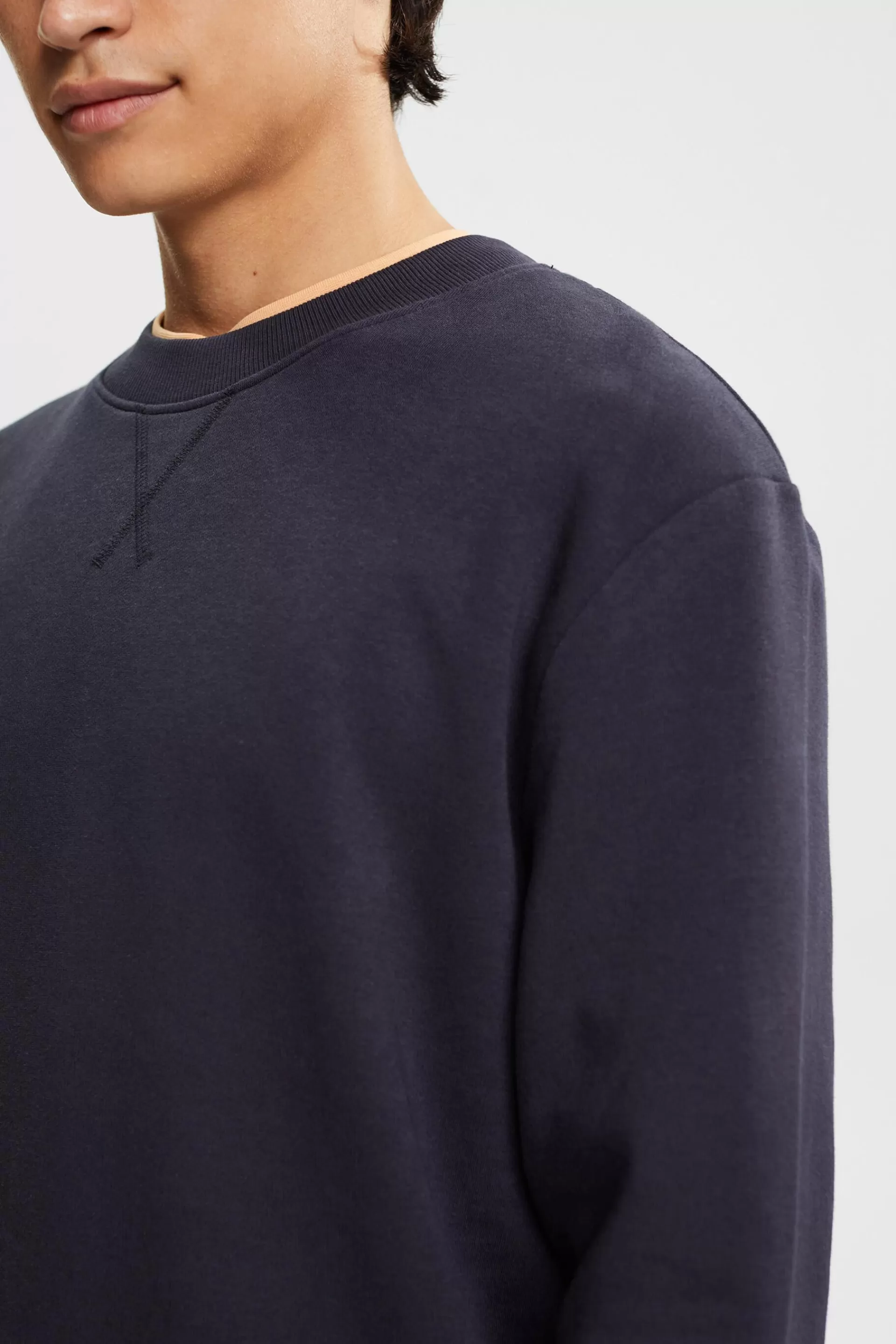 Recycelt: unifarbenes Sweatshirt-ESPRIT Shop