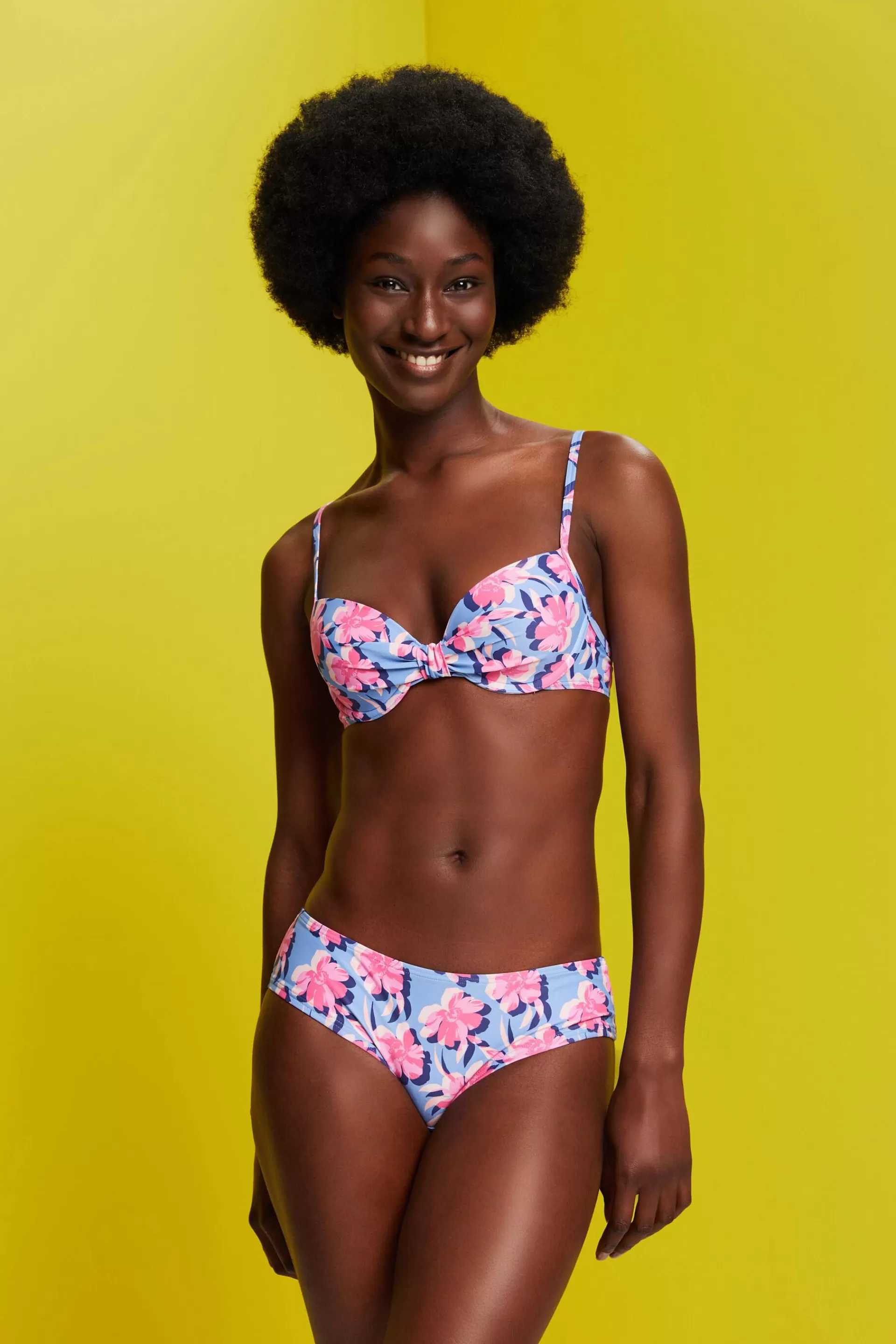 Recycelt: Wattiertes Bügel-Bikinitop-ESPRIT Best Sale