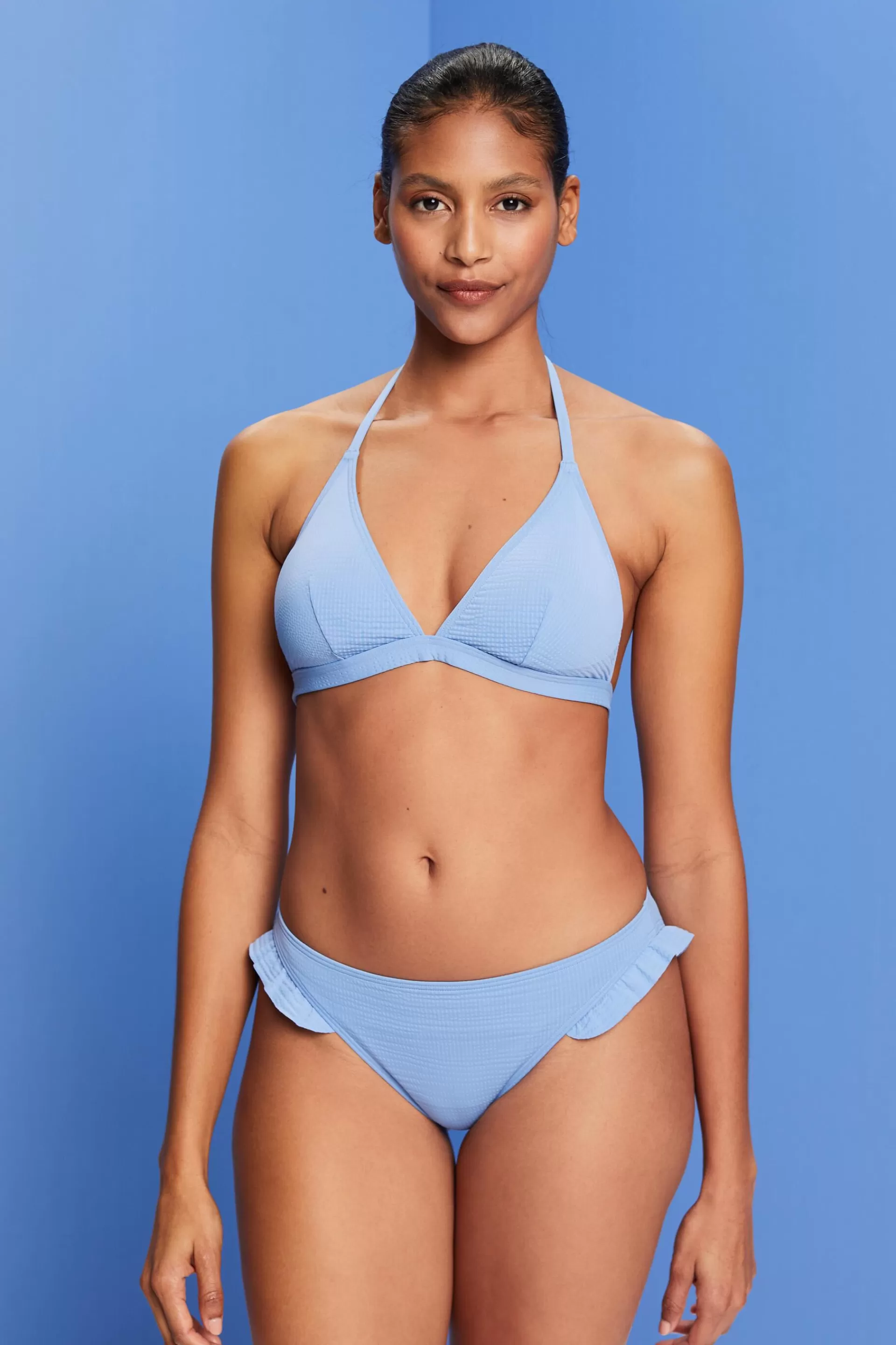 Recycelt: wattiertes Triangel-Top-ESPRIT Store