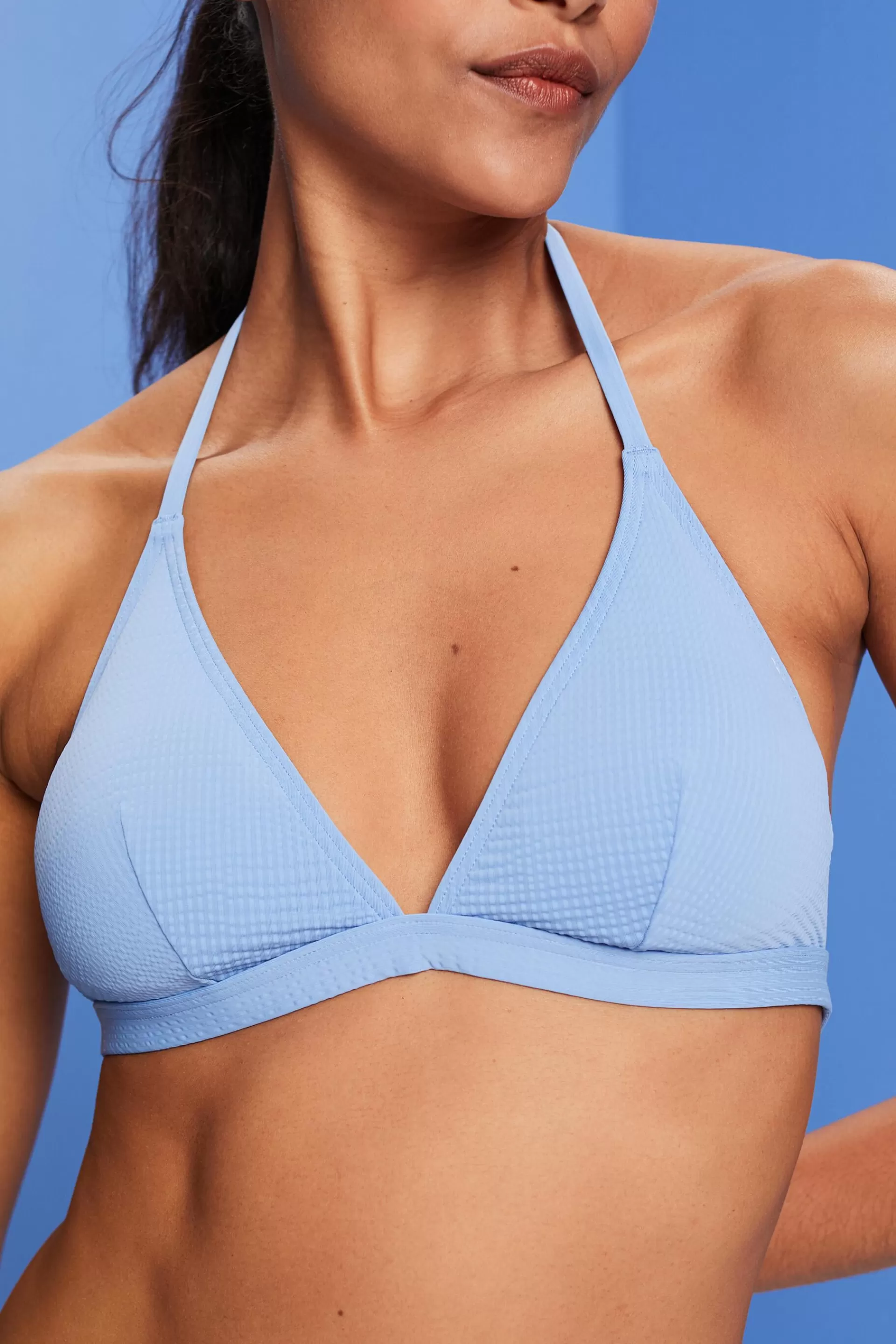 Recycelt: wattiertes Triangel-Top-ESPRIT Store