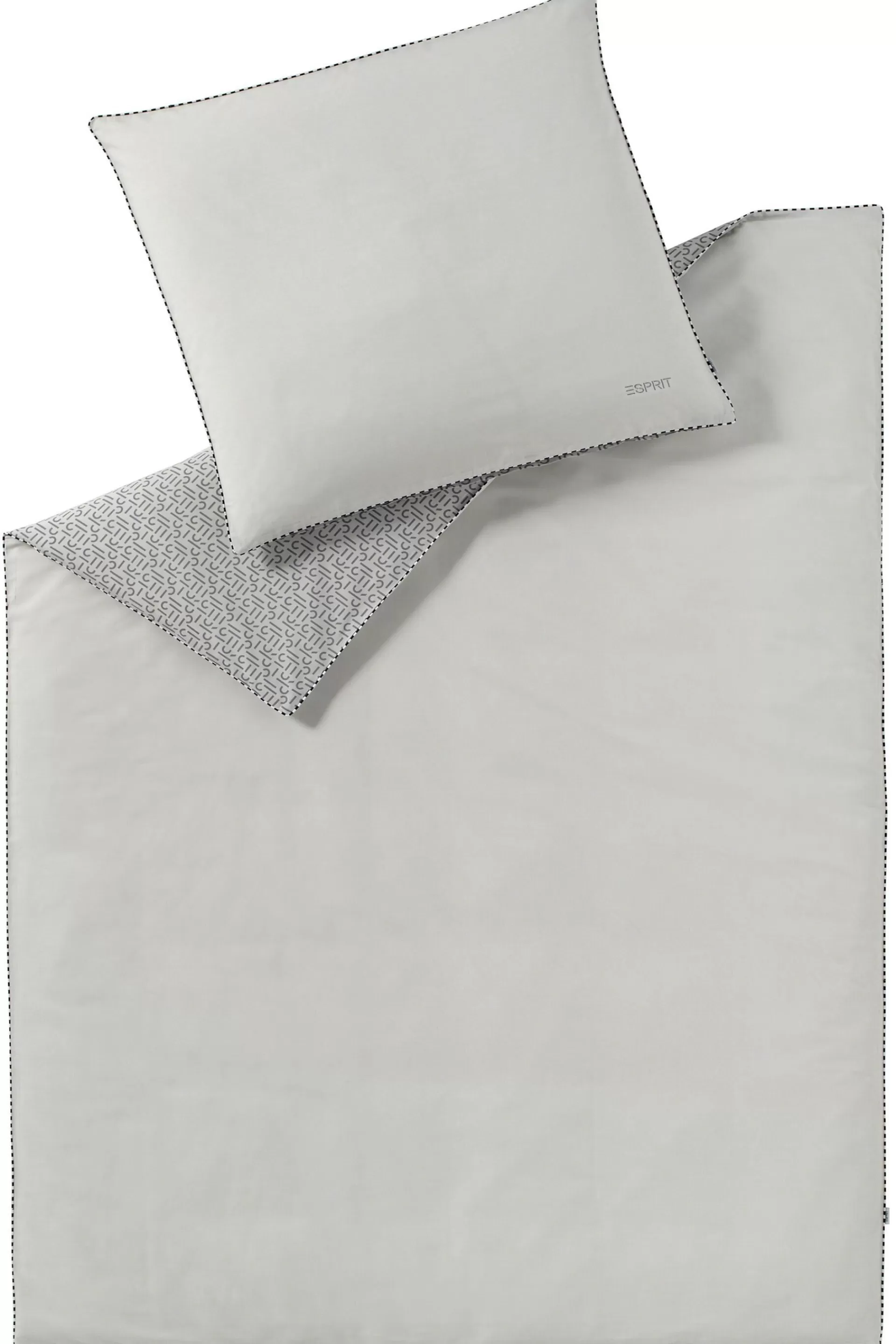 Renforcé-Bettwäsche mit Print, 100% Baumwolle-ESPRIT Discount