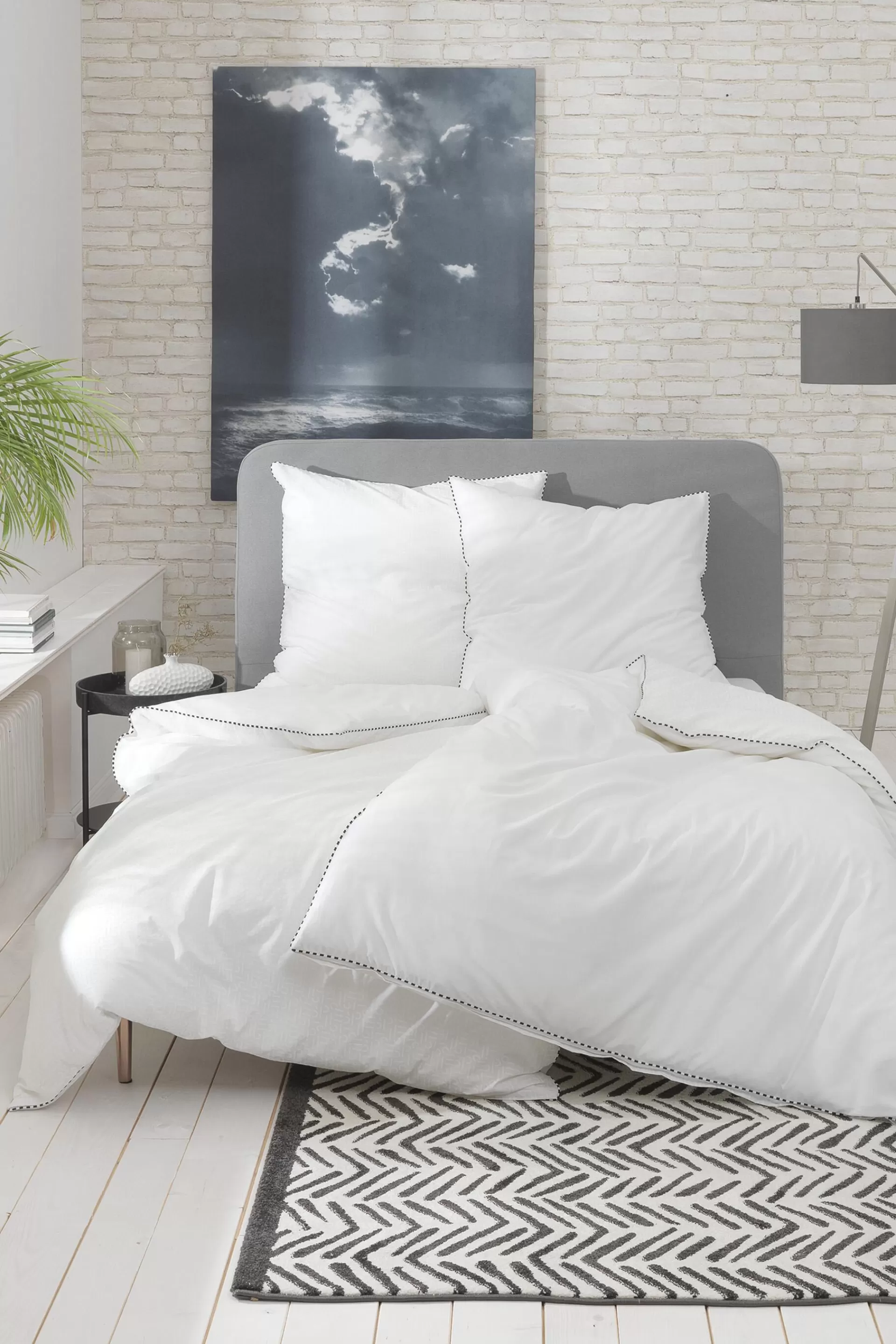 Renforcé-Bettwäsche mit Print, 100% Baumwolle-ESPRIT Cheap