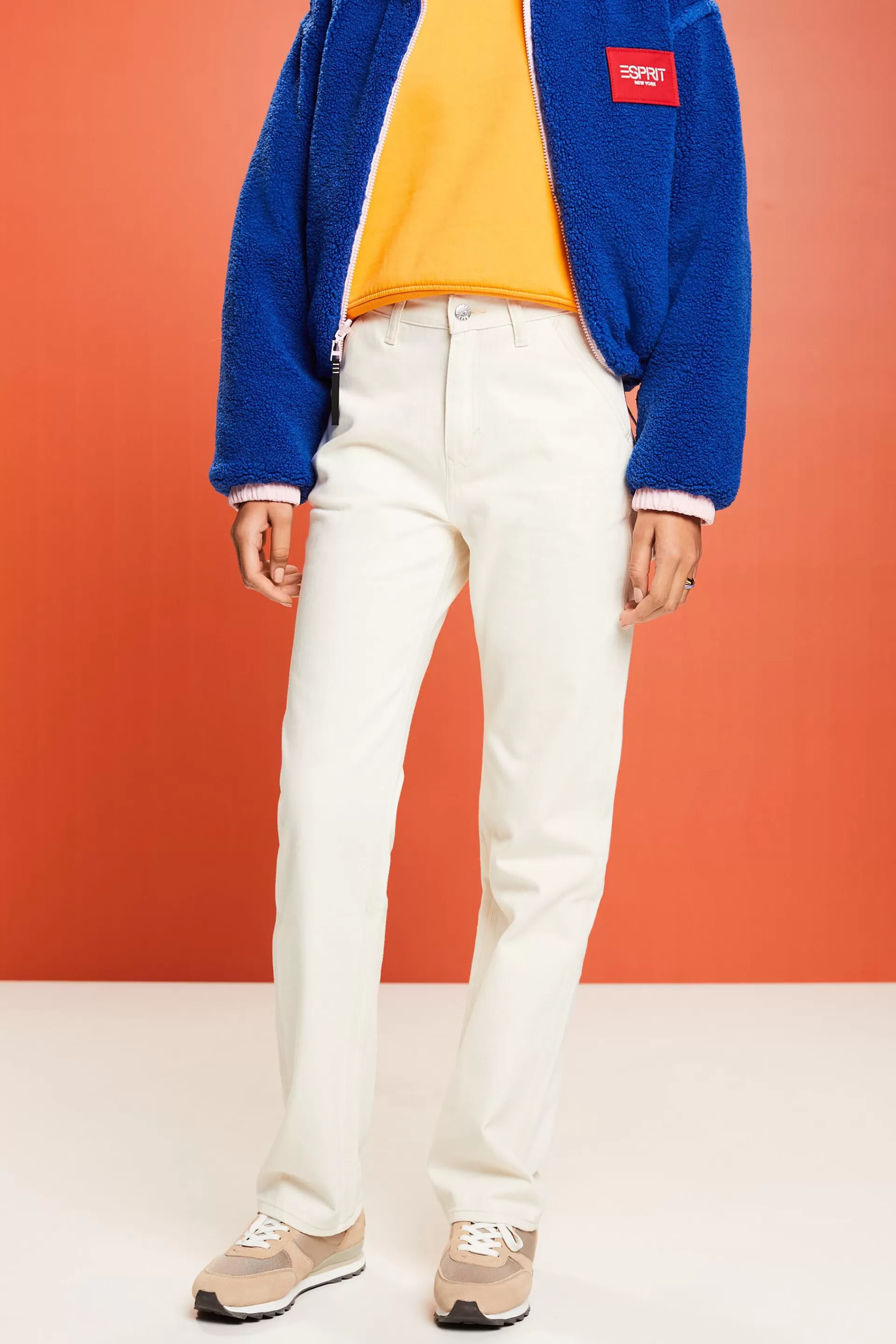Retro-Classic-Jeans mit hohem Bund-ESPRIT Sale