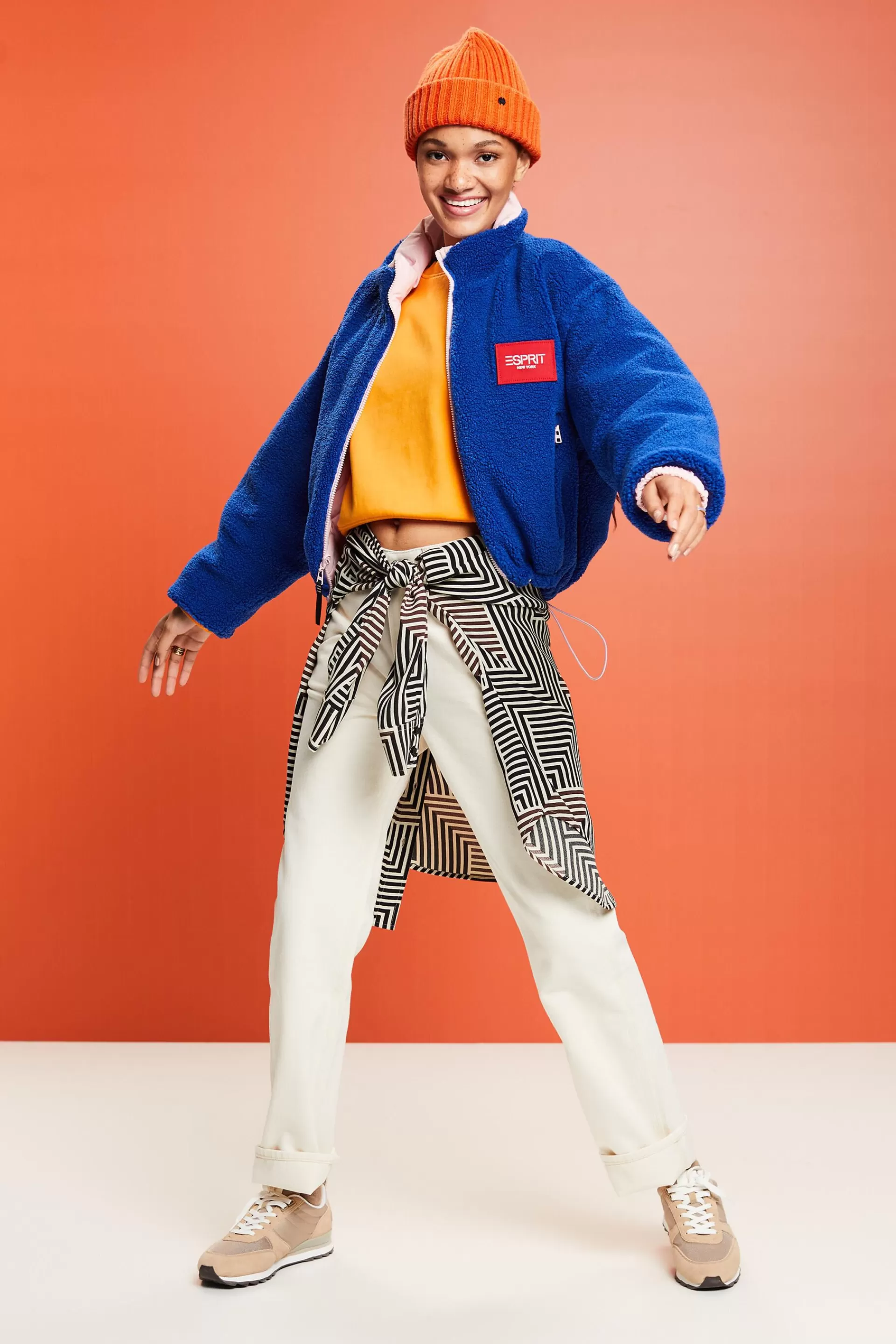 Retro-Classic-Jeans mit hohem Bund-ESPRIT Sale