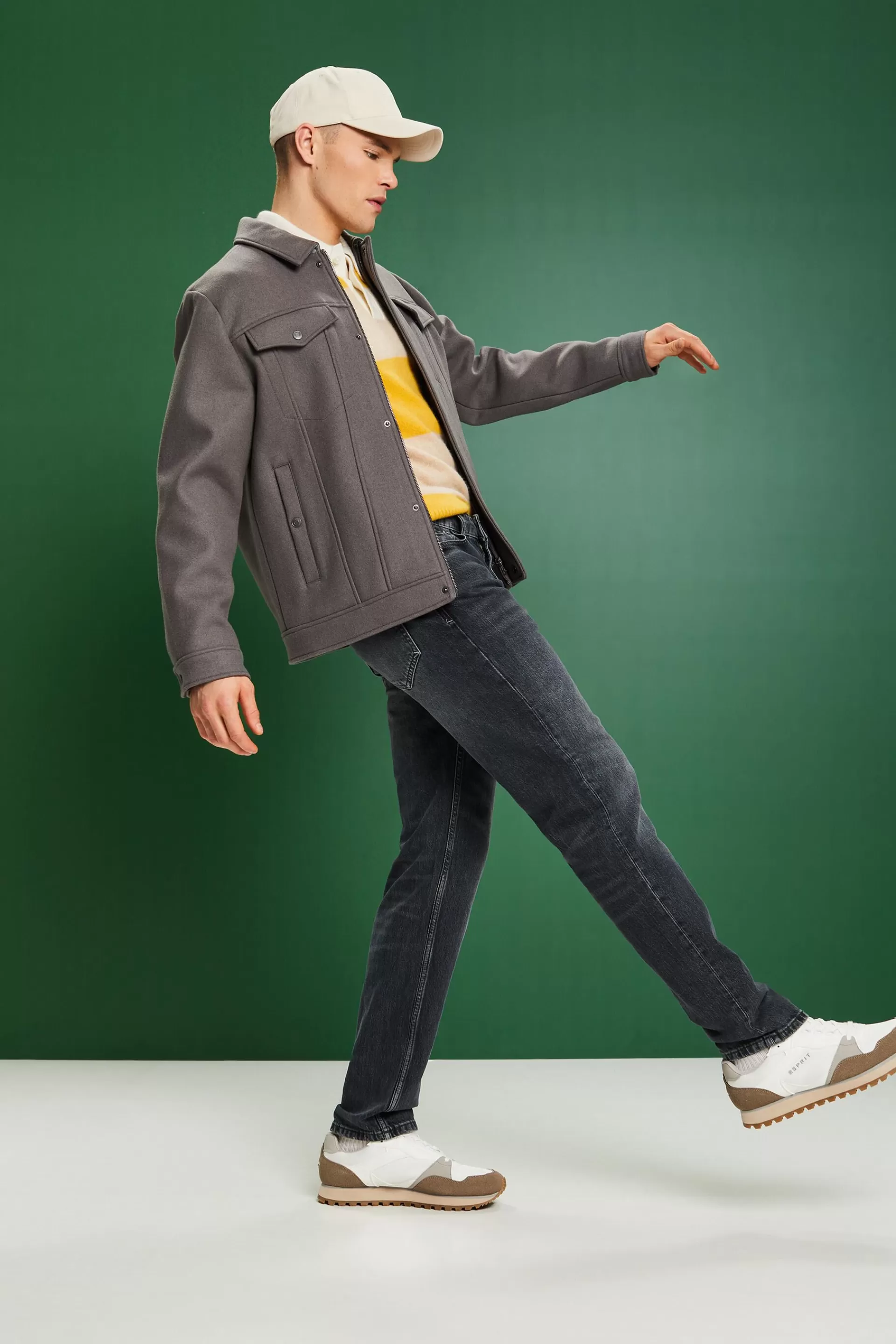 Retro-Jeans mit gerader Passform-ESPRIT Online